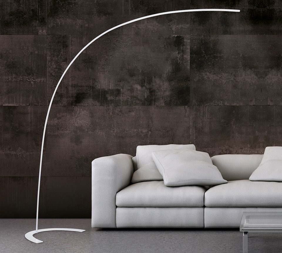 TRIO Leuchten LED Bogenlampe »SHANGHAI« LED-Board 1 Stk. Warmweiß mit Fußdimmer