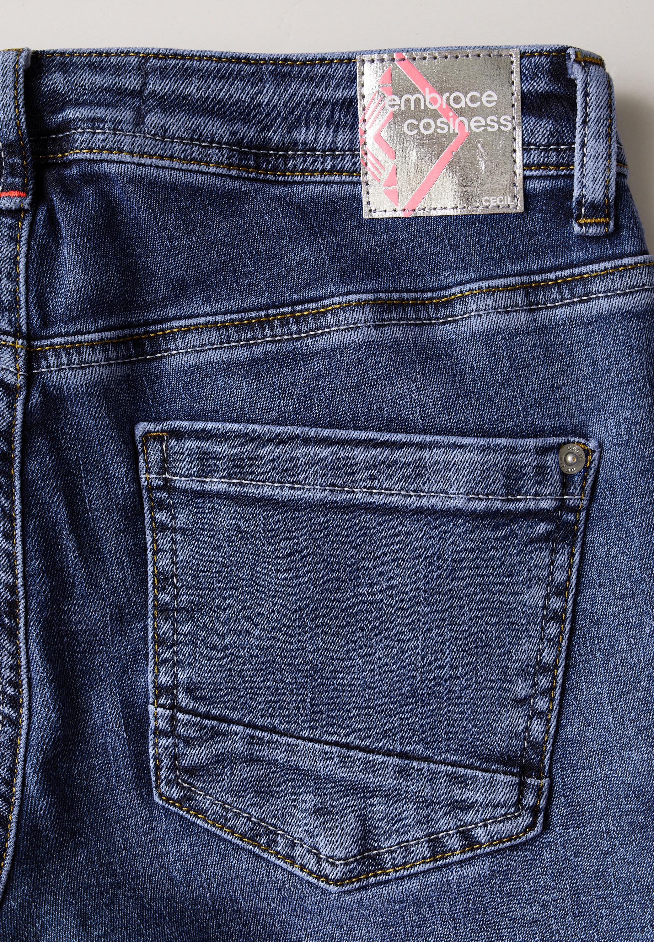 Cecil Slim-fit-Jeans, Middle Waist