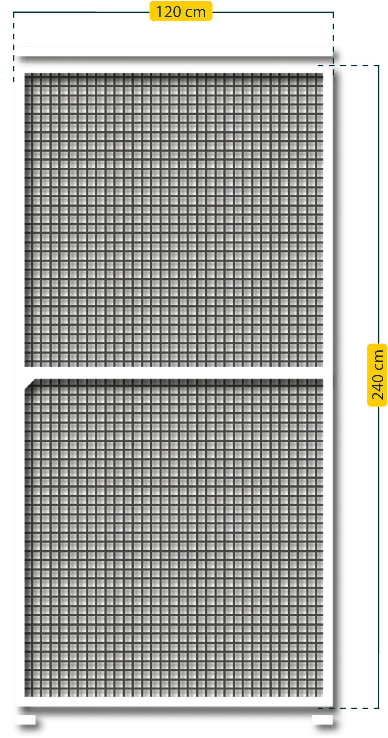 SCHELLENBERG Insektenschutz-Schiebetür »Premium zum Schieben für Terrassentür, Balkontür«, 120 x 240 cm, anthrazit und weiß