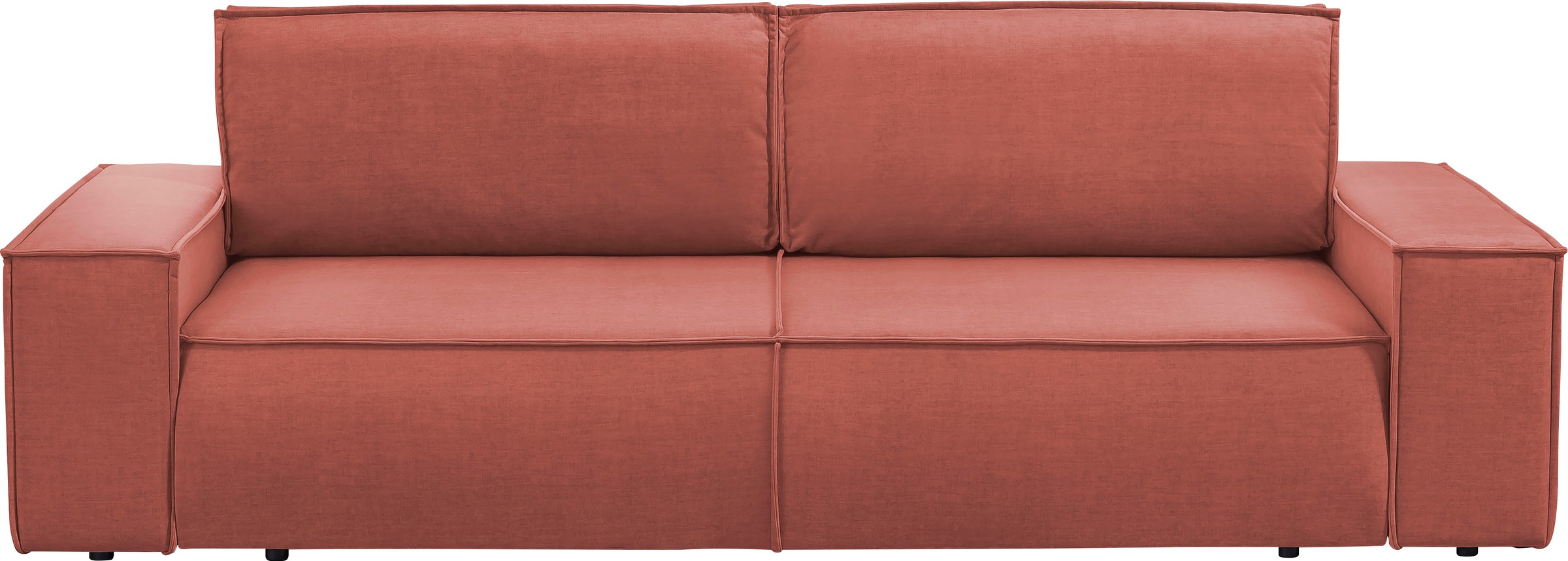 Home affaire 3-Sitzer "SHERWOOD Schlafsofa (257cm) Cord, Samtvelours, Vinta günstig online kaufen