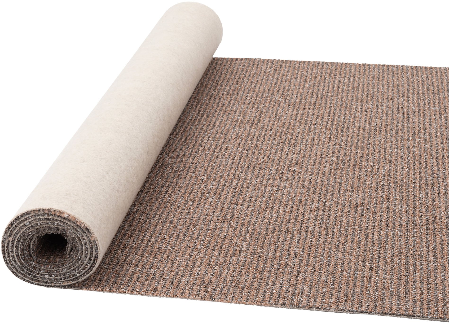 my home Teppich »Ruva«, rechteckig, 6 mm Höhe, strukturierte Oberfläche, Breite 400 cm, strapazierfähig, Wohnzimmer