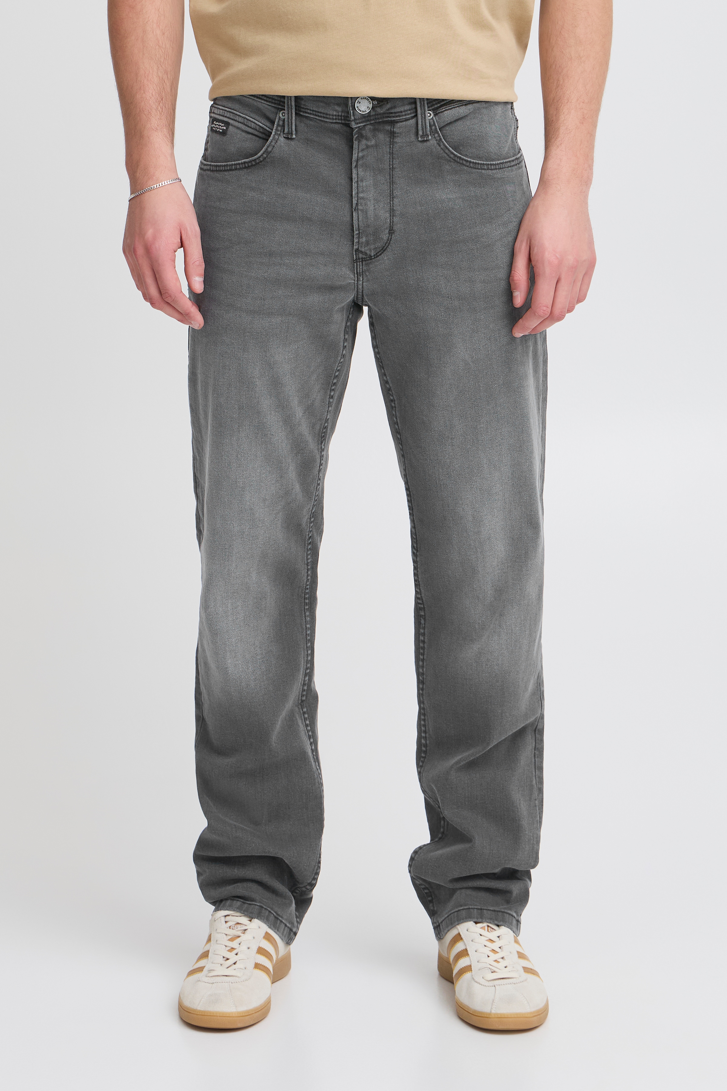 Blend Regular-fit-Jeans "BL-Rock fit" Baumwollmischung mit Elasthan, Regular Fit, elastisches Denim