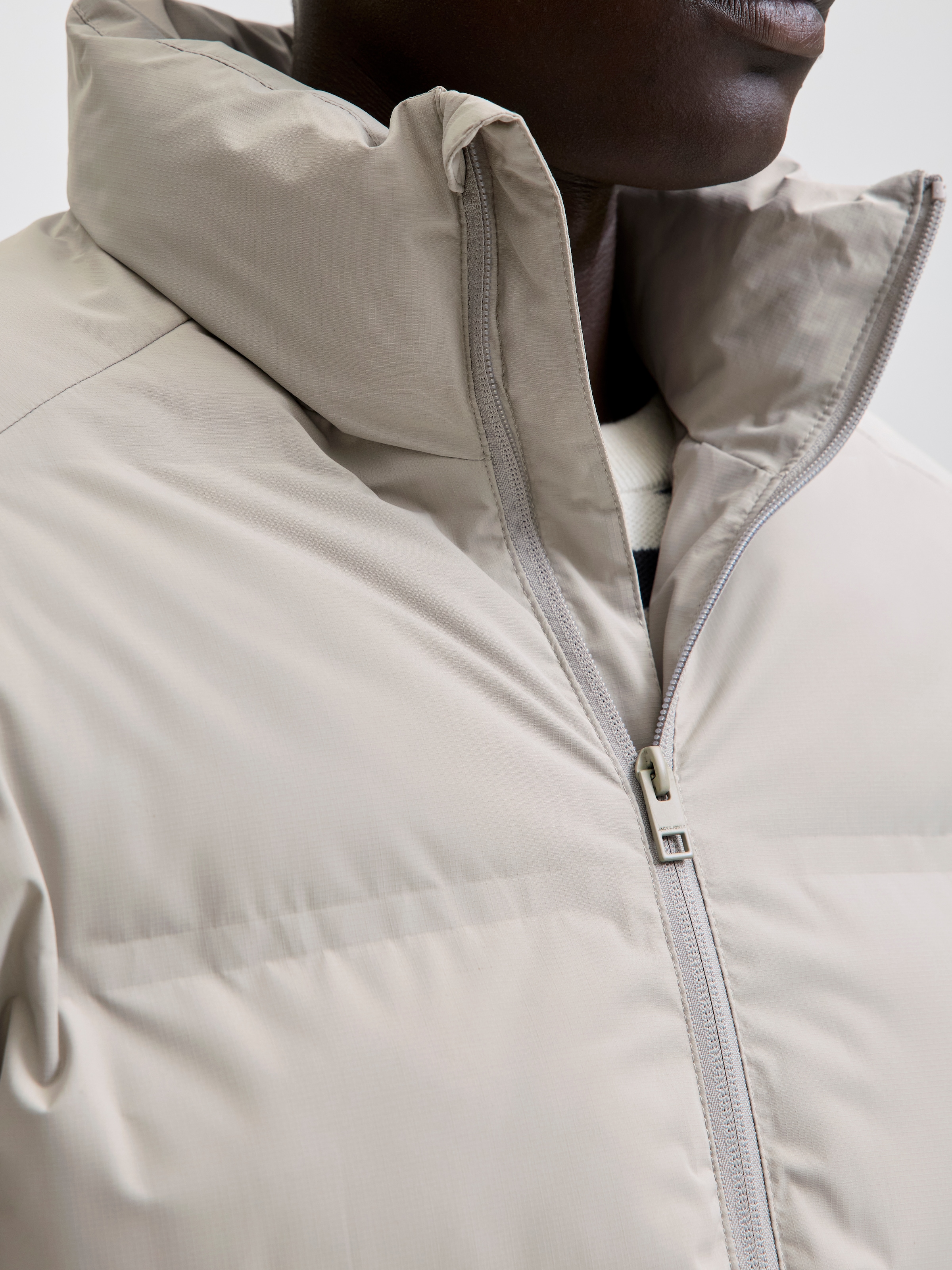 Jack & Jones Steppjacke »JJESOHO PUFFER COLLAR SN«, ohne Kapuze