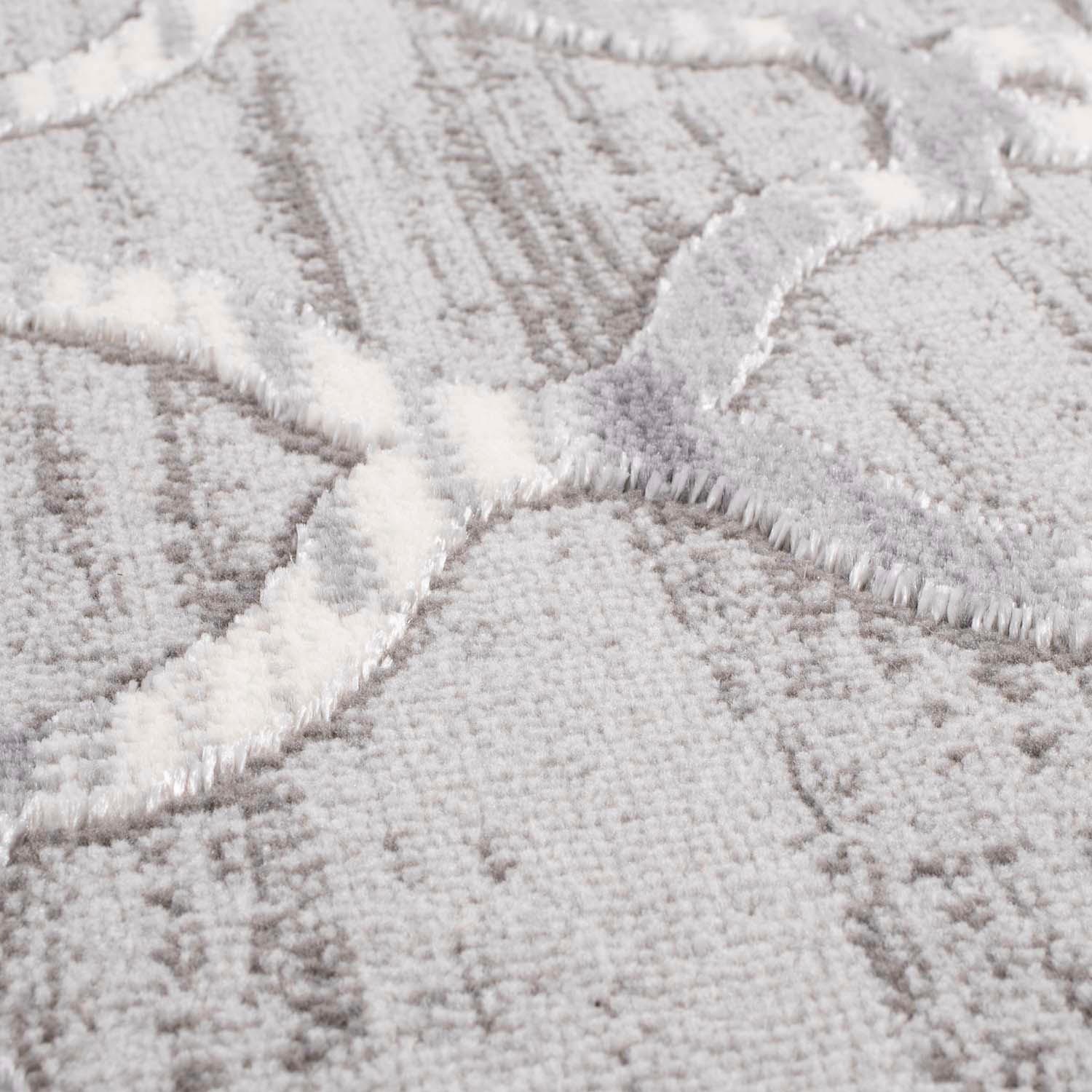 Carpet City Teppich »Platin 7885«, rechteckig, 11 mm Höhe, Kurzflor, Marokkanisch, Glänzend durch Polyester