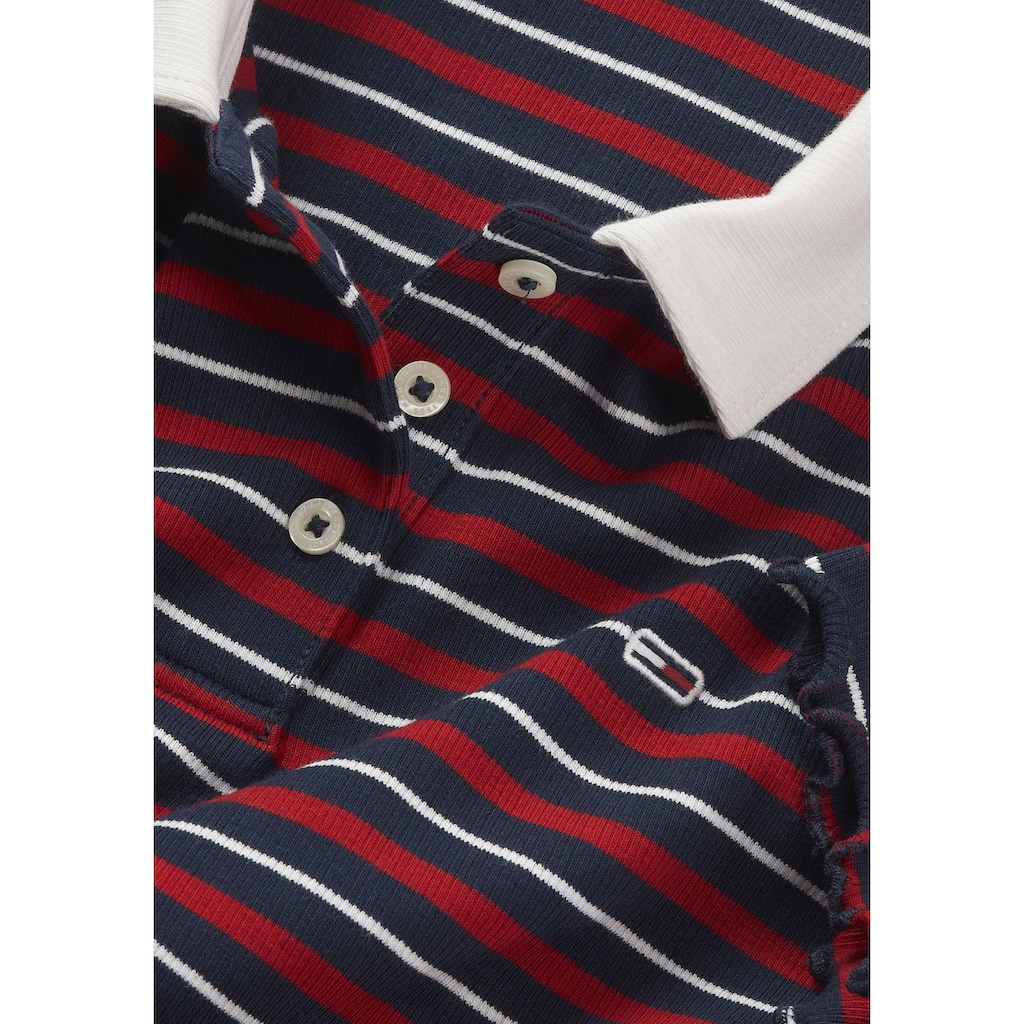 Tommy Jeans Poloshirt, mit Rüschen am Ärmelabschluss