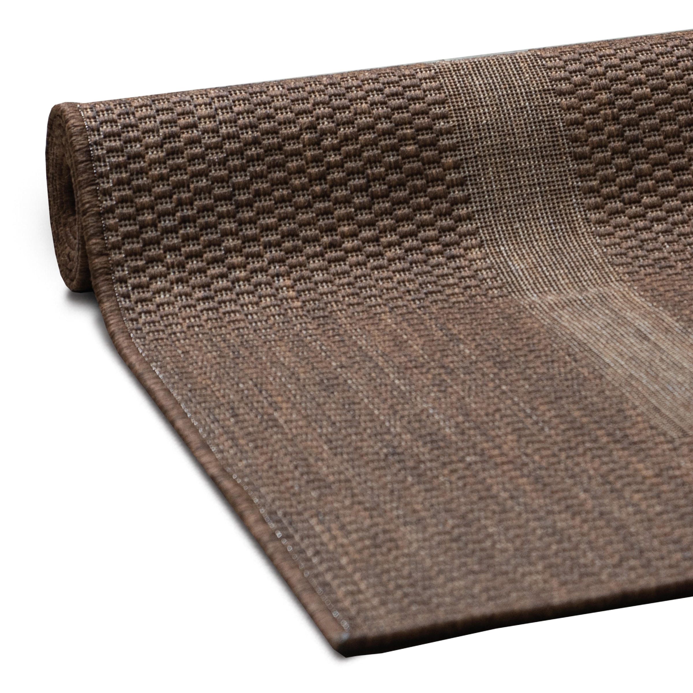 my home Teppich »Venedig Bordüre auch als Läufer erhältlich«, rechteckig, 3 mm Höhe, In- und Outdoor geeignet, Sisal-Optik, Wetterfest & UV-beständig