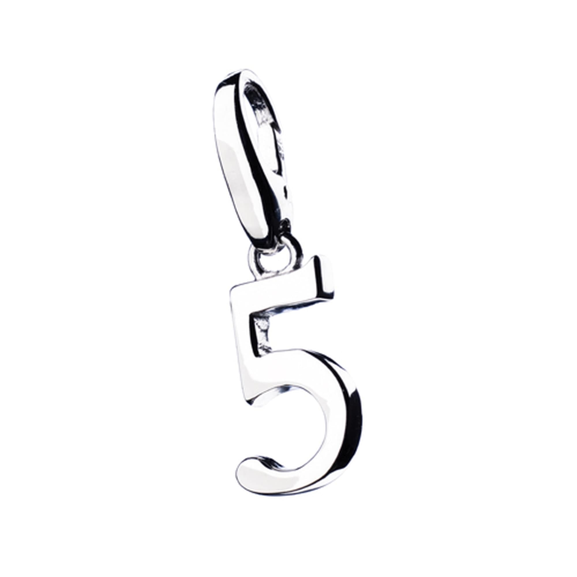 GIORGIO MARTELLO MILANO Charm-Einhänger »Zahl 5 Silber 925«