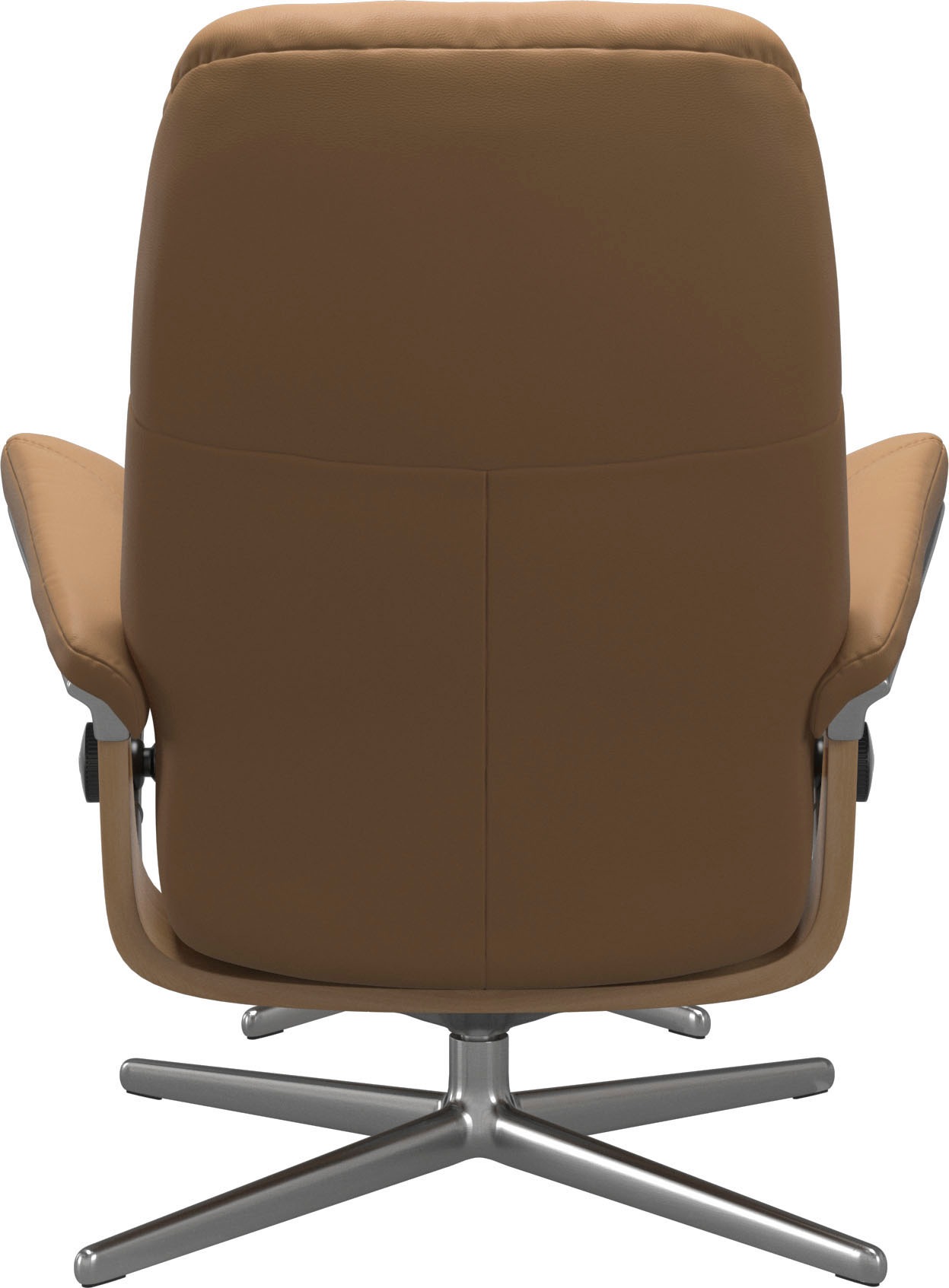 Thumbnail - Stressless Relaxsessel "Consul", (Set, Relaxsessel mit Hocker), mit Hocker, mit Cross Base, Größe S, M & L, Holzakzent E...