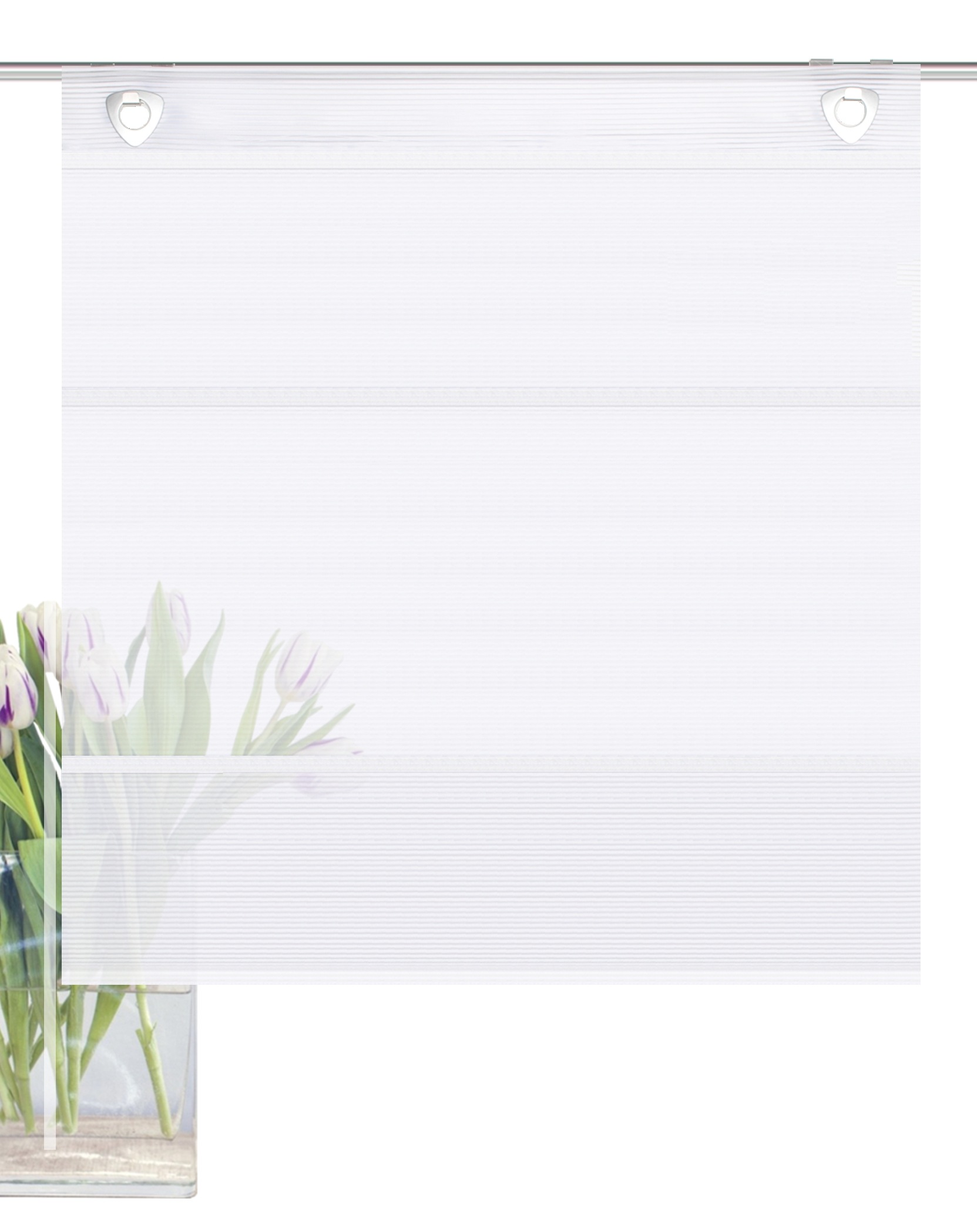 HOME WOHNIDEEN Raffrollo »ROM« mit Ösen ohne Bohren Magnetrollo, Bambus, Ösen und Haken