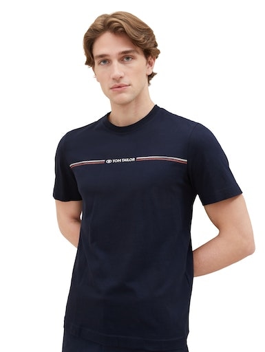 TOM TAILOR T-Shirt, mit Logofrontprint