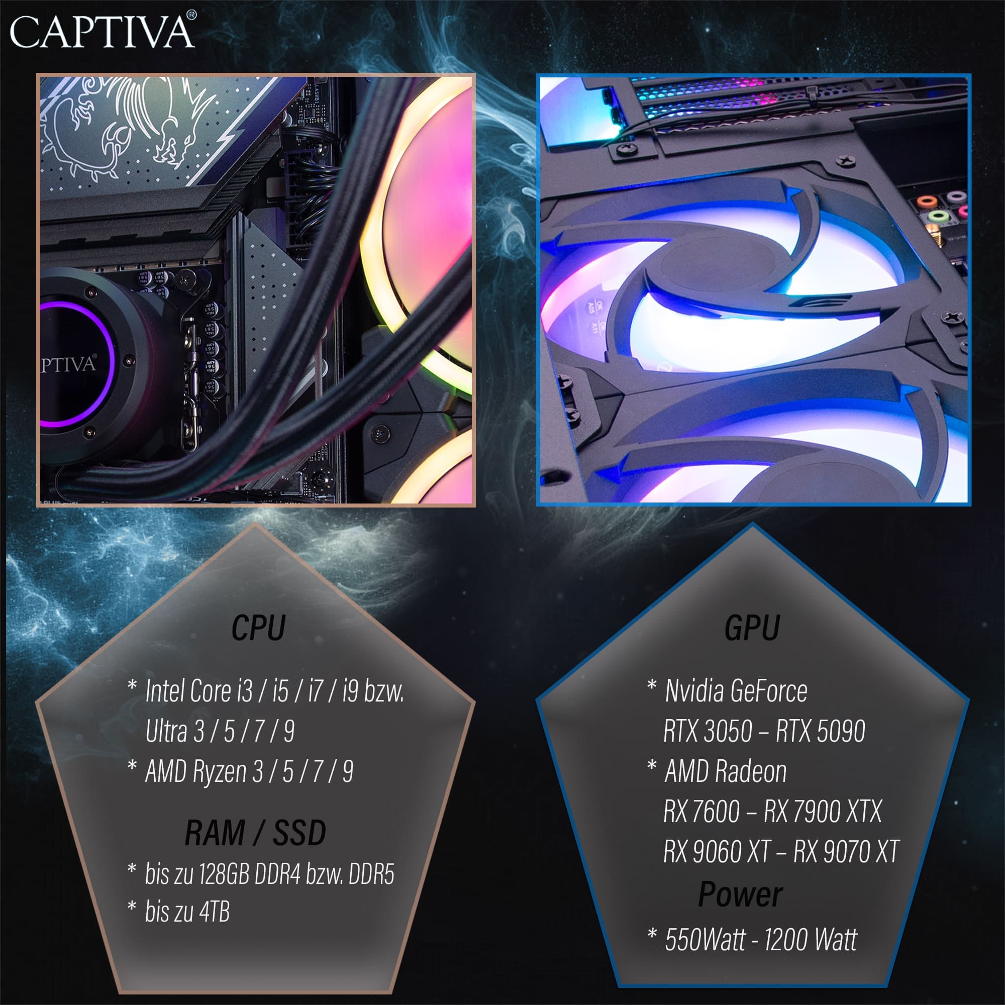 CAPTIVA Gaming-PC »Samsung-Gamescom-Edition 2025 R93-456«