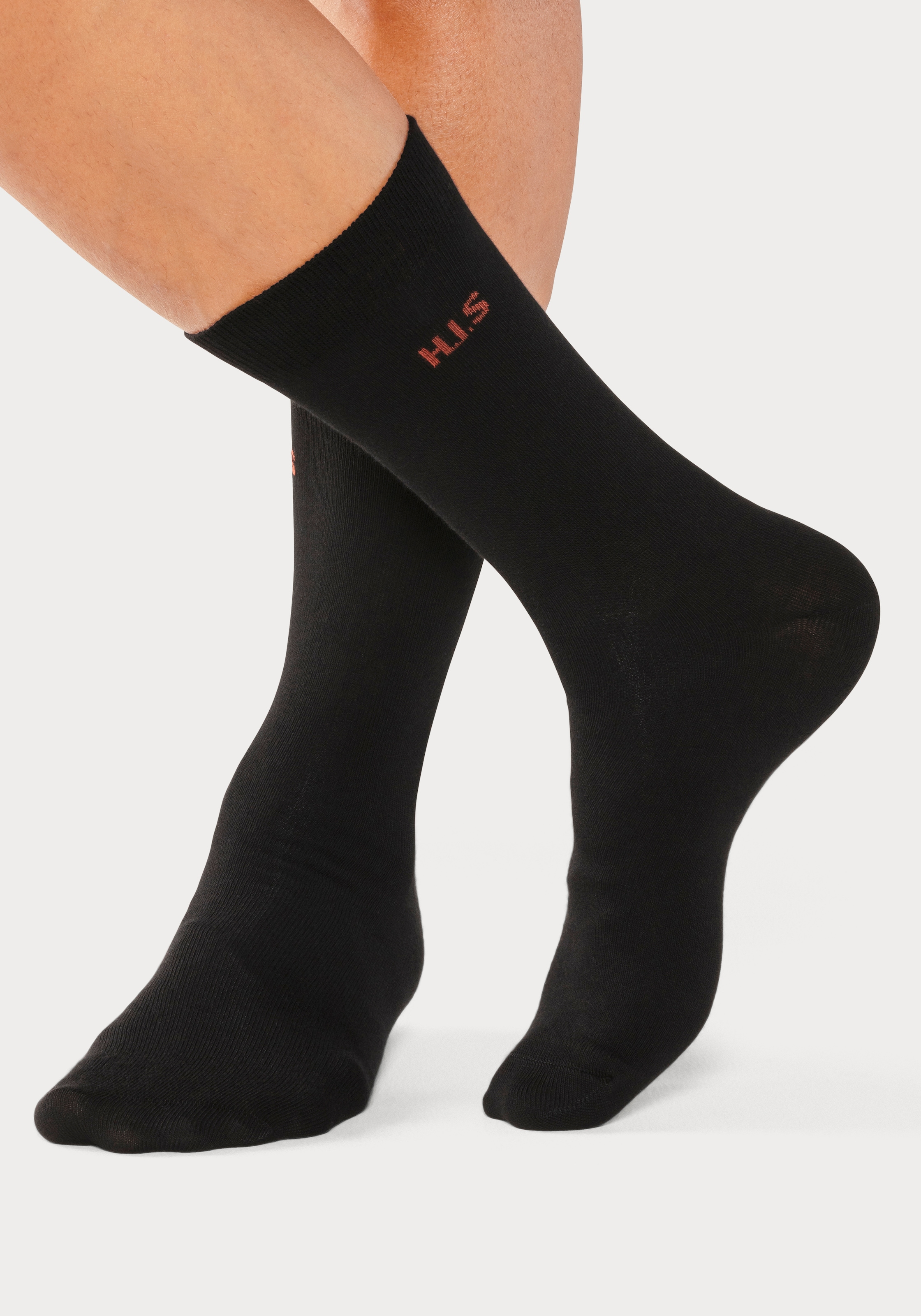 H.I.S Socken, (Packung, 10 Paar), mit farbigem Innenbund