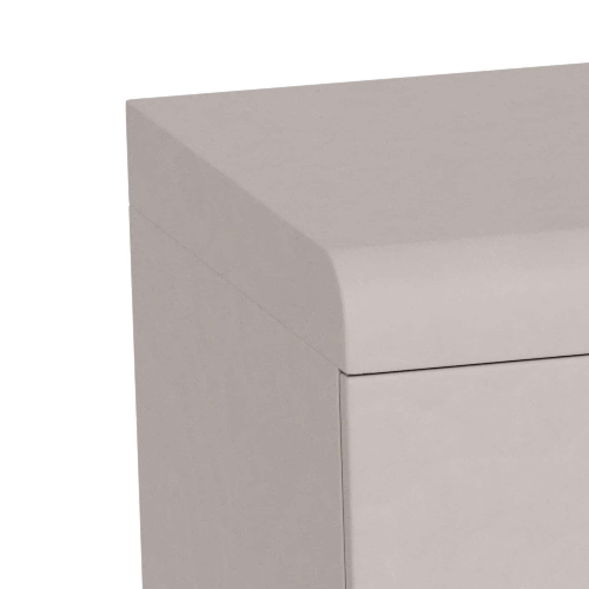 ACTONA GROUP TV-Schrank »Magee - eleganter TV- Tisch für das moderne Wohnzimmer« Im warmen Grau lakiert. 2 Fächer und 3 Regalböden