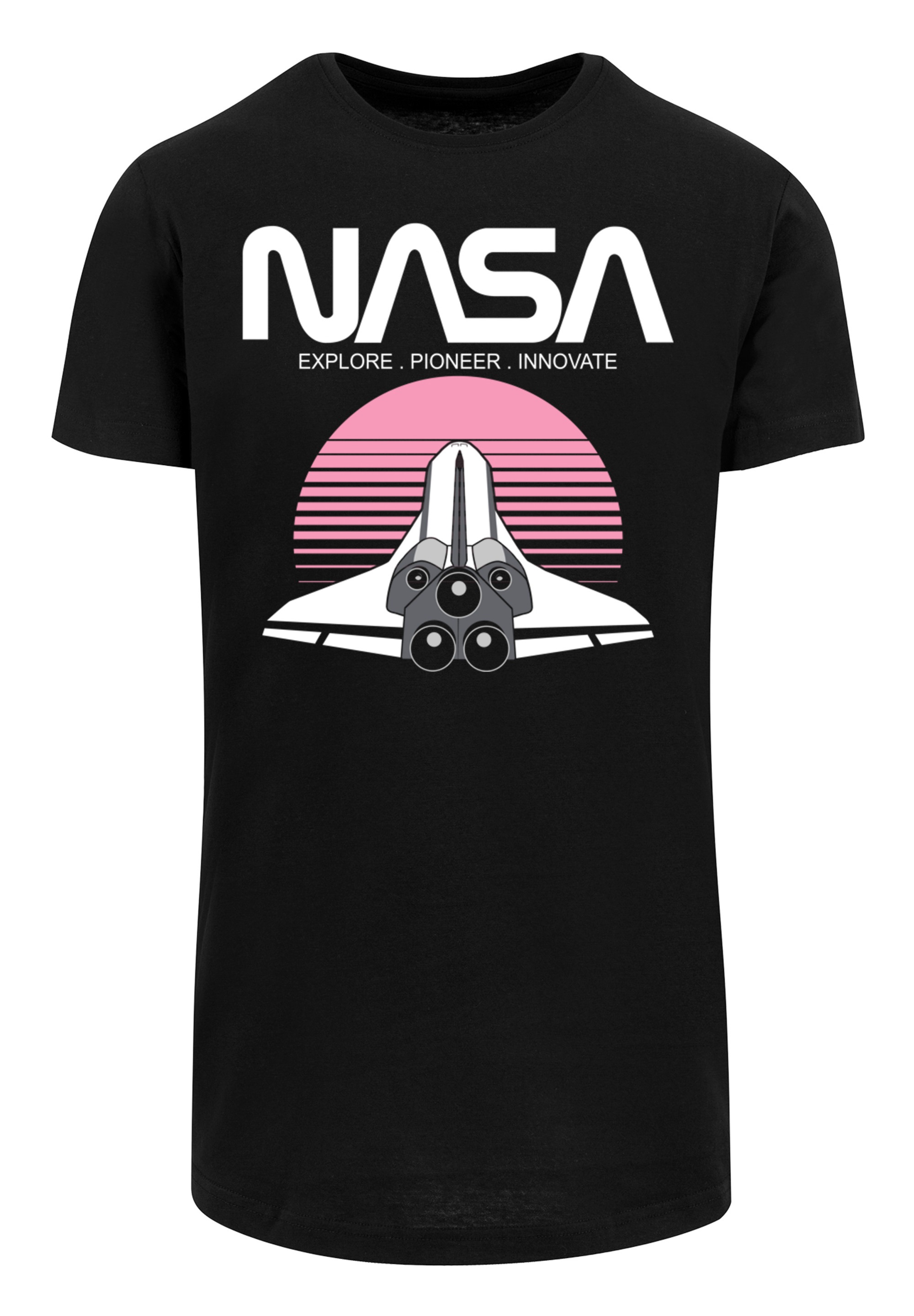 F4NT4STIC T-Shirt »NASA Space Shuttle Sunset'«, Print