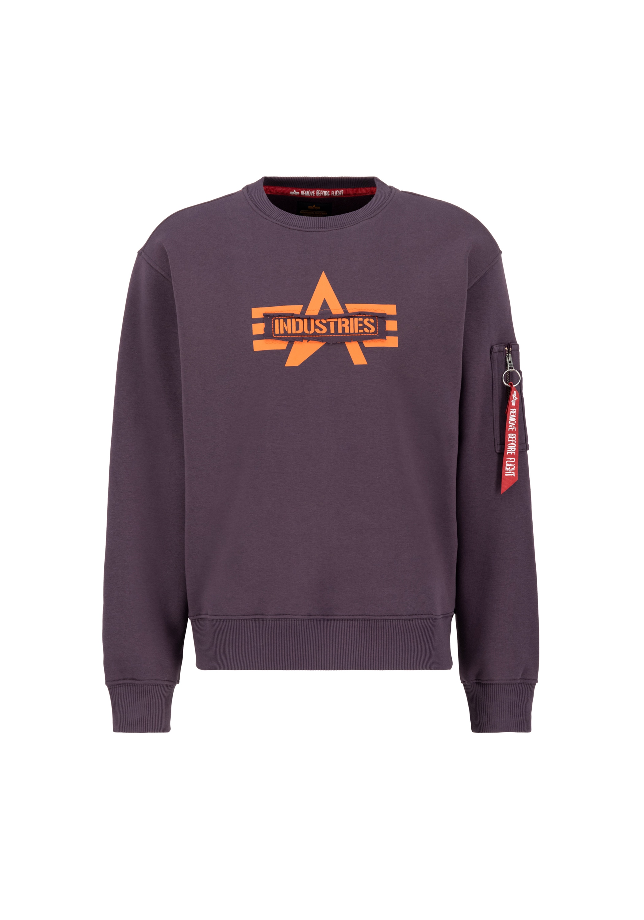 Alpha Industries Sweater "Alpha Industries Men - Sweatshirts Logo Edge Crewneck"