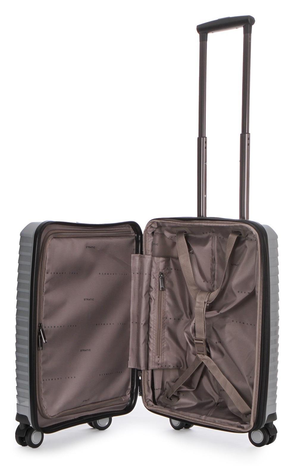 Stratic Trolley »BRIGHT+ Koffer S«, (1 St.), 4 Rollen, Hartschalenkoffer Trolley TSA-Zahlenschloss STRATIC CONNECT NFC-Chip