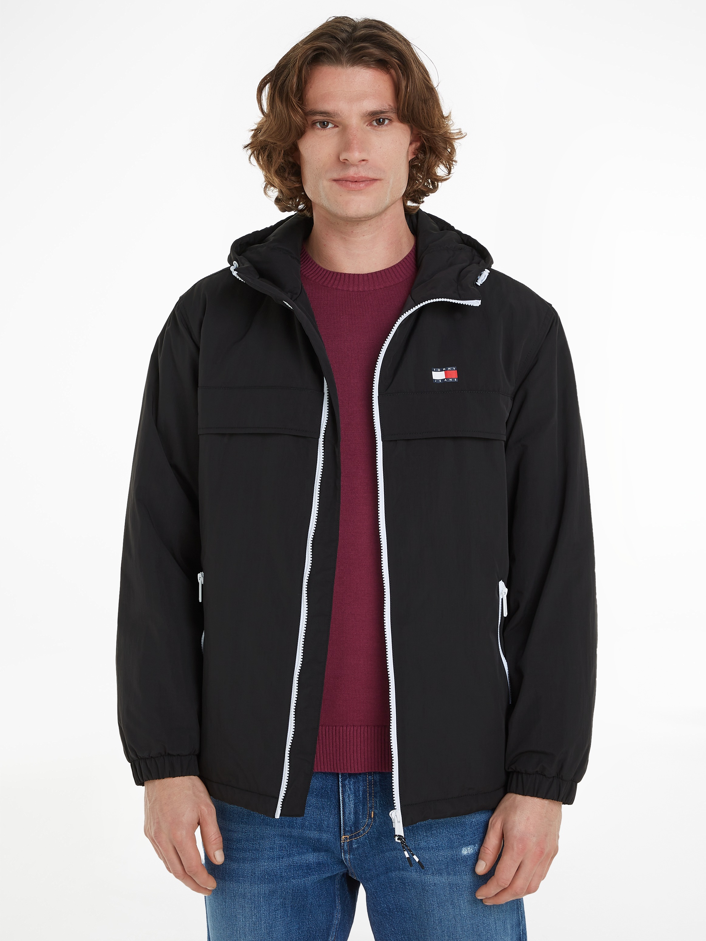 Tommy Jeans Plus Outdoorjacke "TJM PADDED SOLID CHICAGO EXT", mit Kapuze, G günstig online kaufen