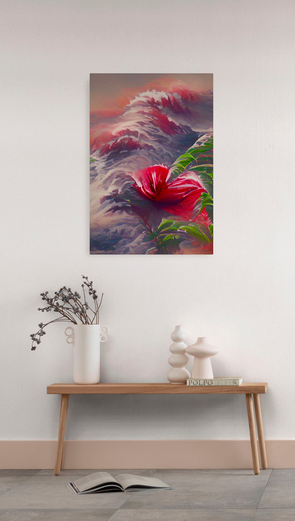 Komar Leinwandbild "Blossom Wave - Größe 40 x 60 cm", Natur, (1 St.), Keilr günstig online kaufen