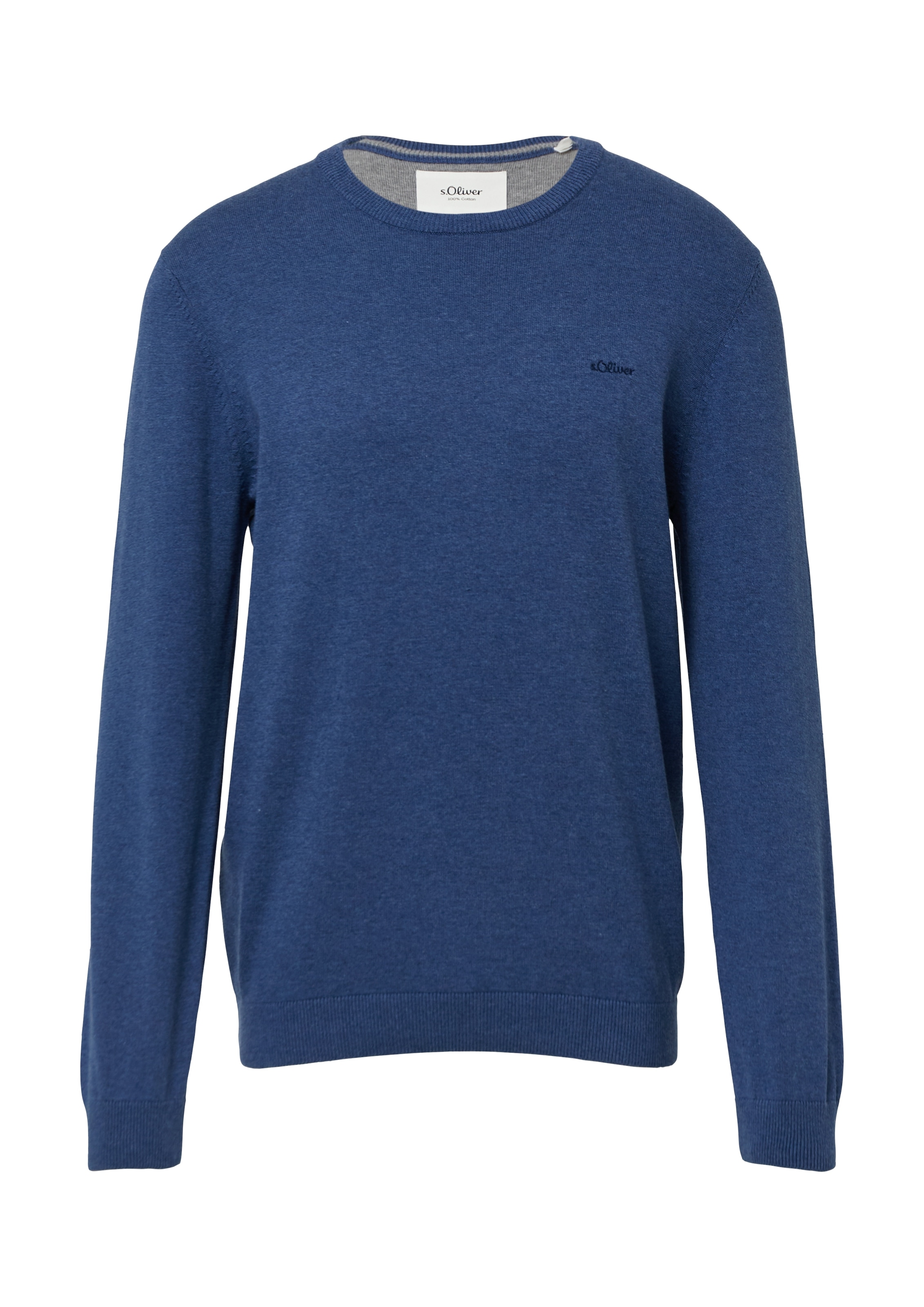 s.Oliver Strickpullover, mit Logostickerei