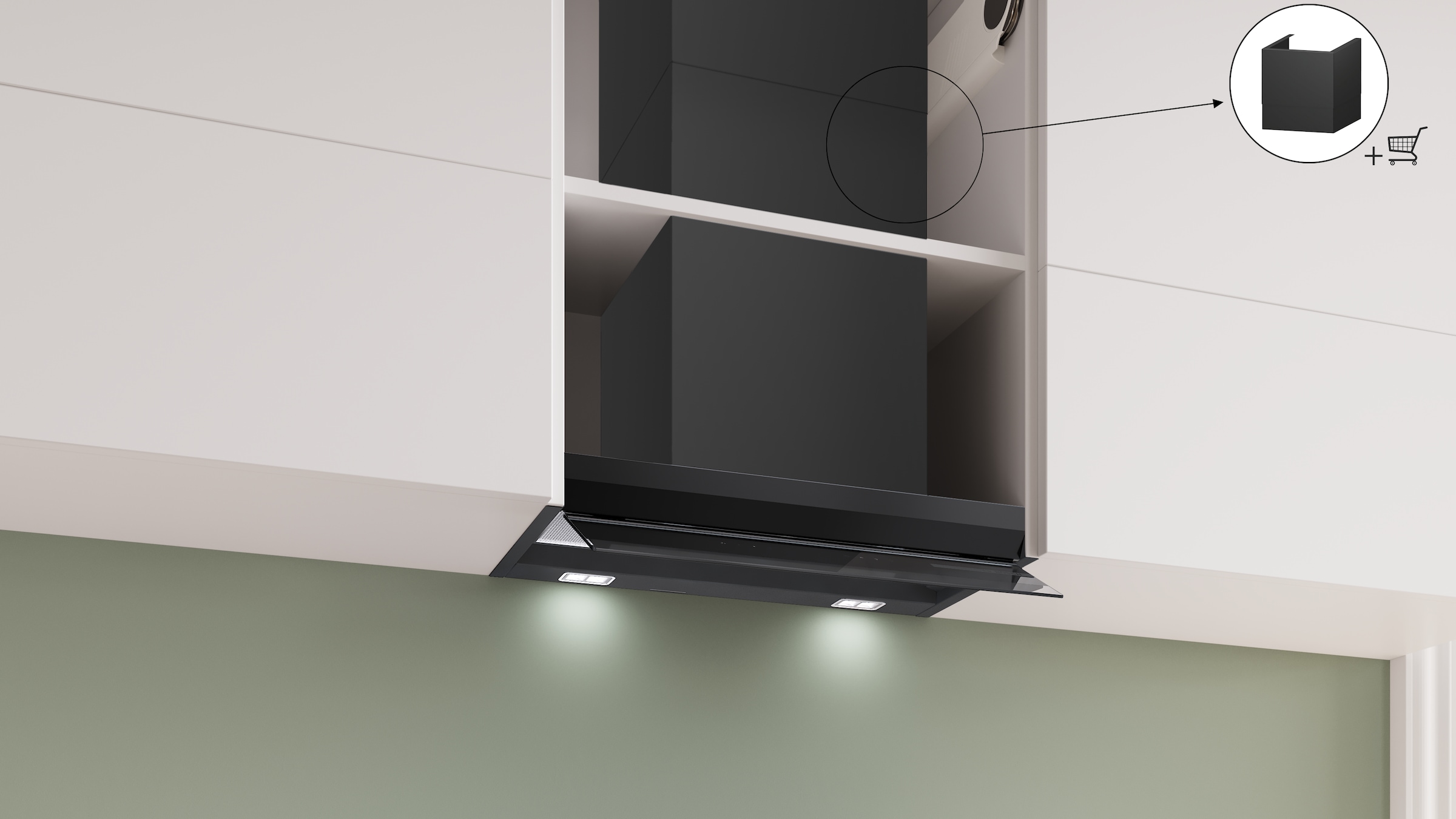 BOSCH Lüfterbaustein »DBB67DP60« Serie Serie 6