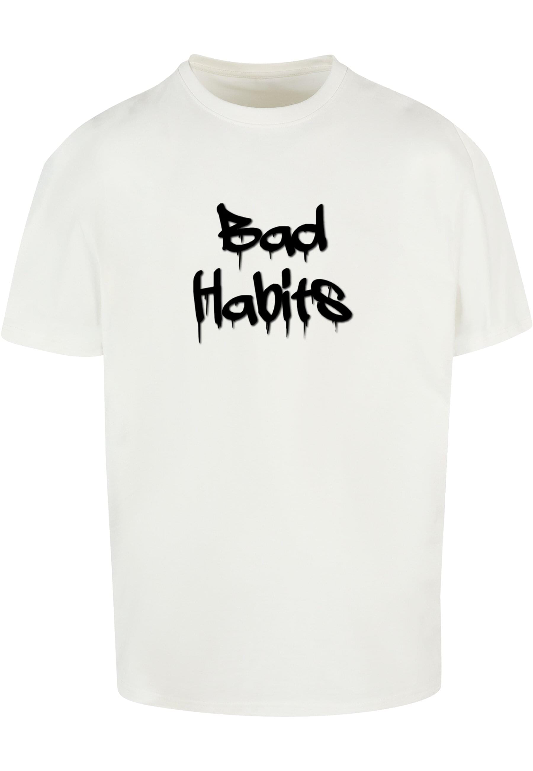 Merchcode T-Shirt "Merchcode Herren Bad Habits Heavy Oversize Tee" günstig online kaufen