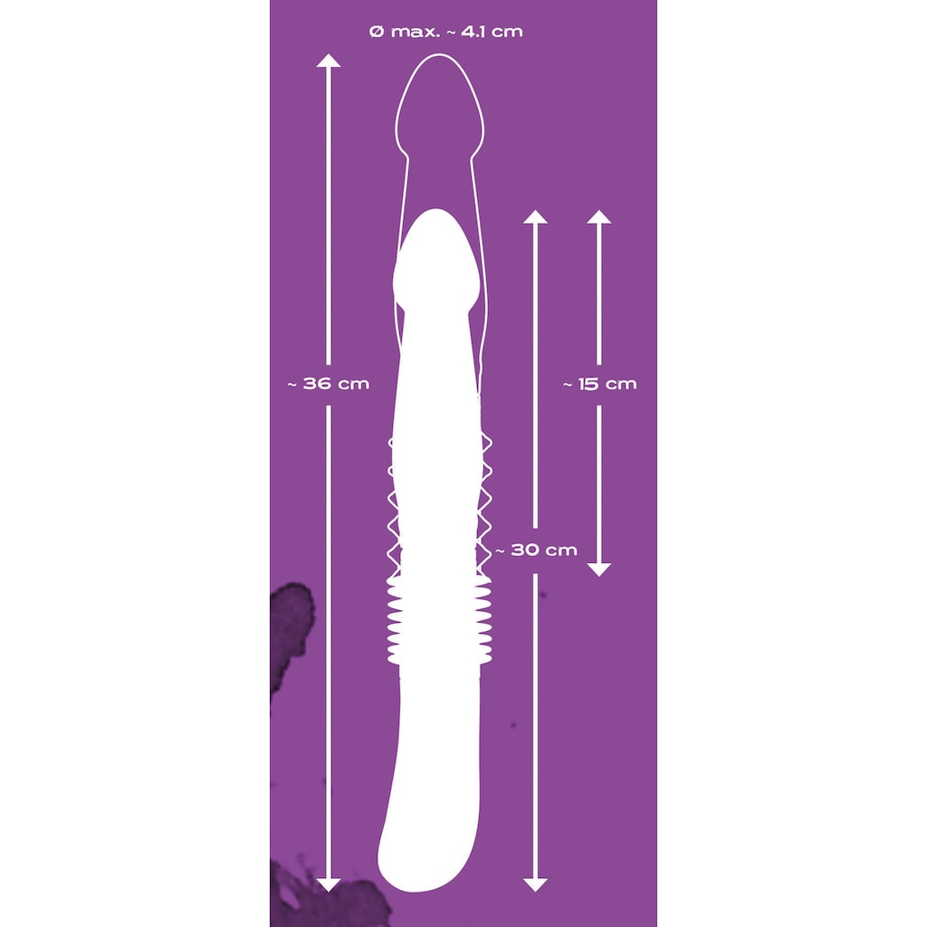 You2Toys Analvibrator »Push it rechargeable anal vibe«