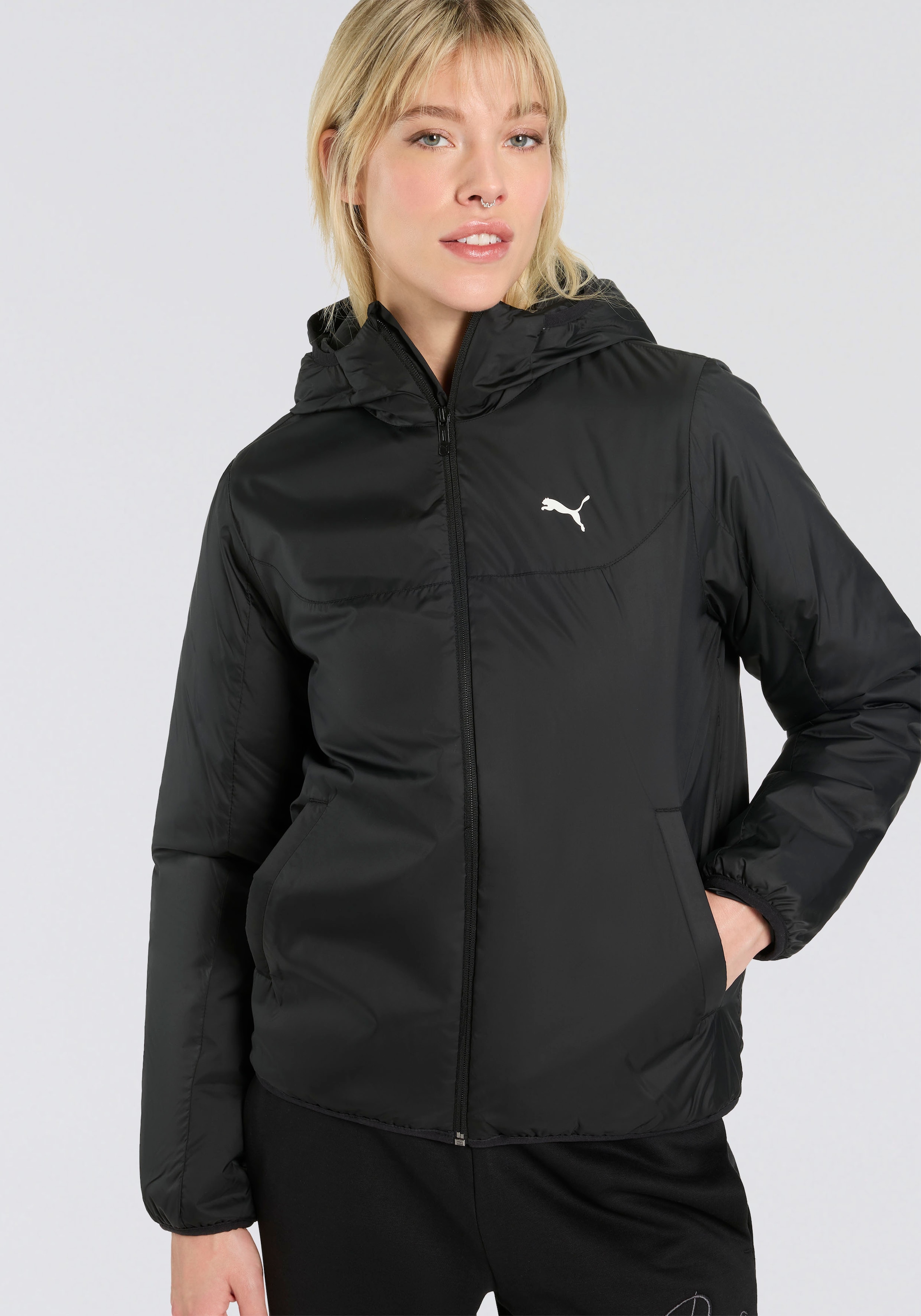 PUMA Winterjacke "ESS LIGHT PADDED JACKET", mit Kapuze günstig online kaufen
