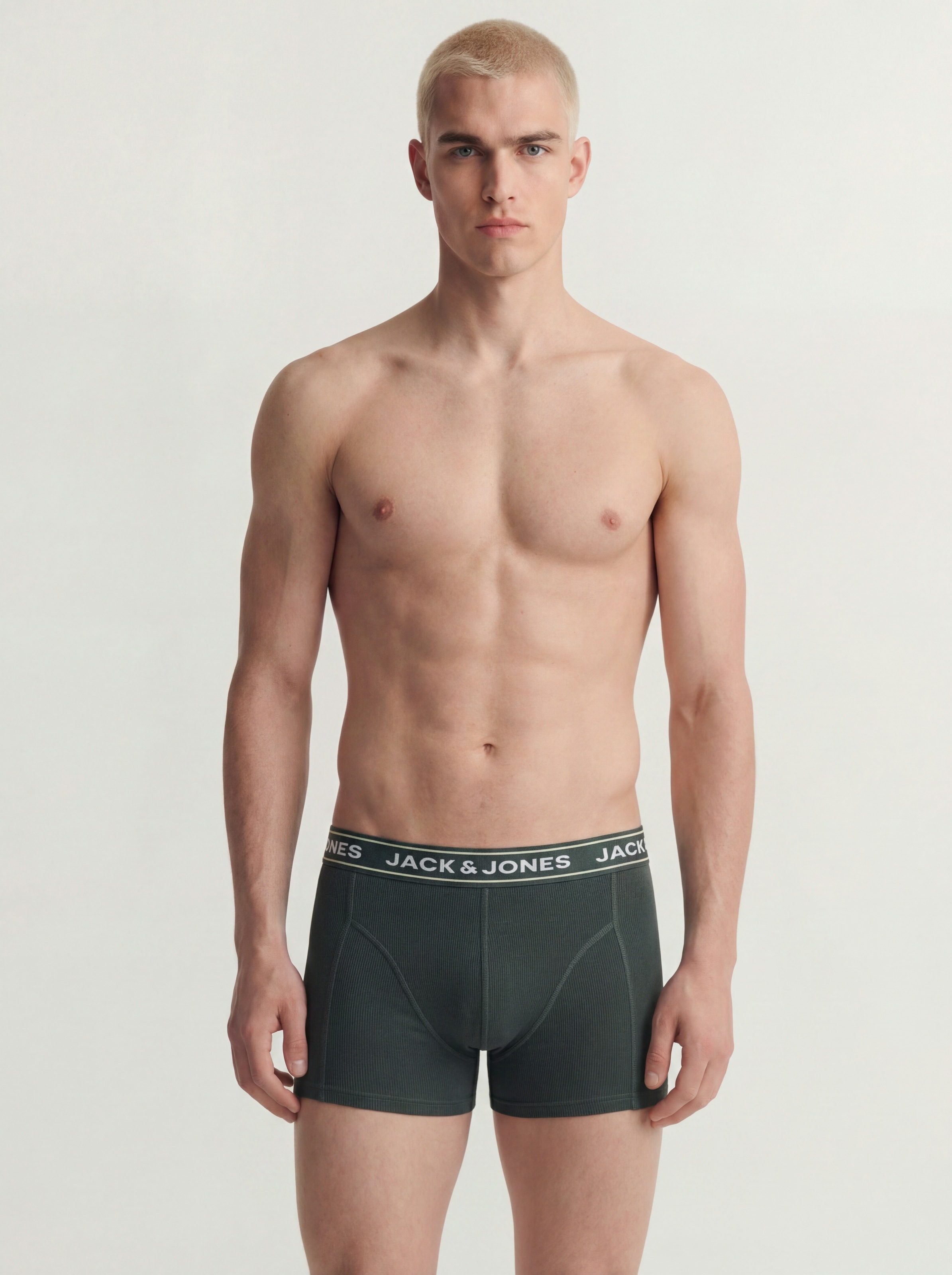 Jack & Jones Trunk »JACMAX SOLID TRUNKS 5 PACK BTW« Packung, 5 Stk. Baumwollmischung