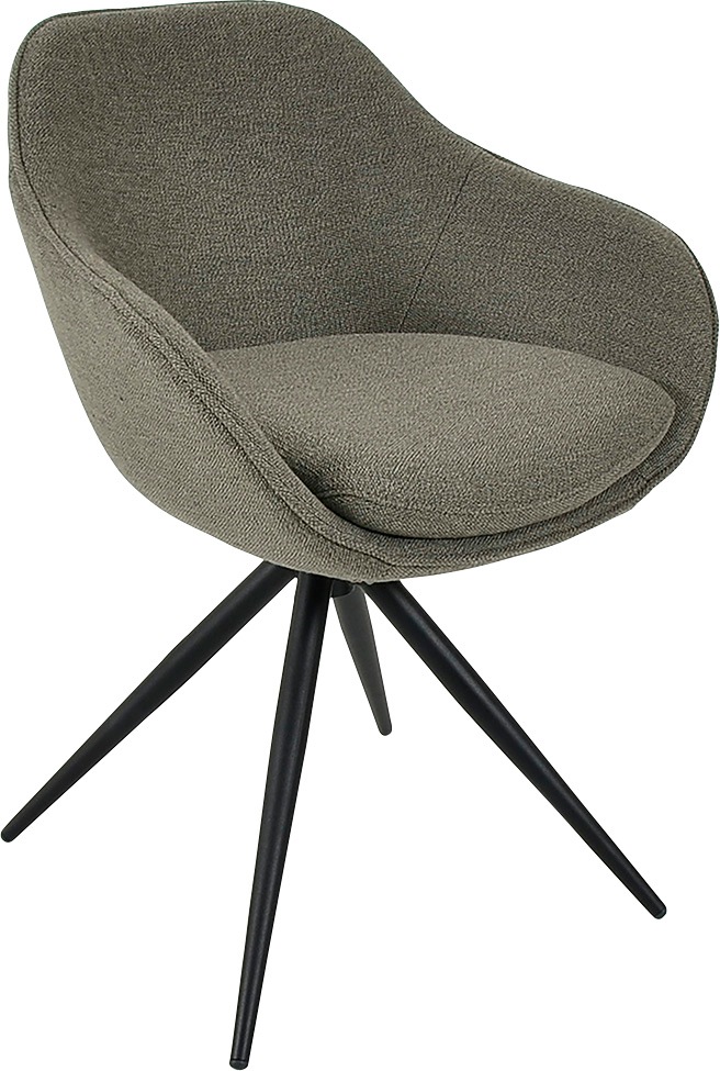 K+W Komfort & Wohnen Drehstuhl "ZOOM" () 4-Fuß Drehstuhl mit Gestell aus Me günstig online kaufen