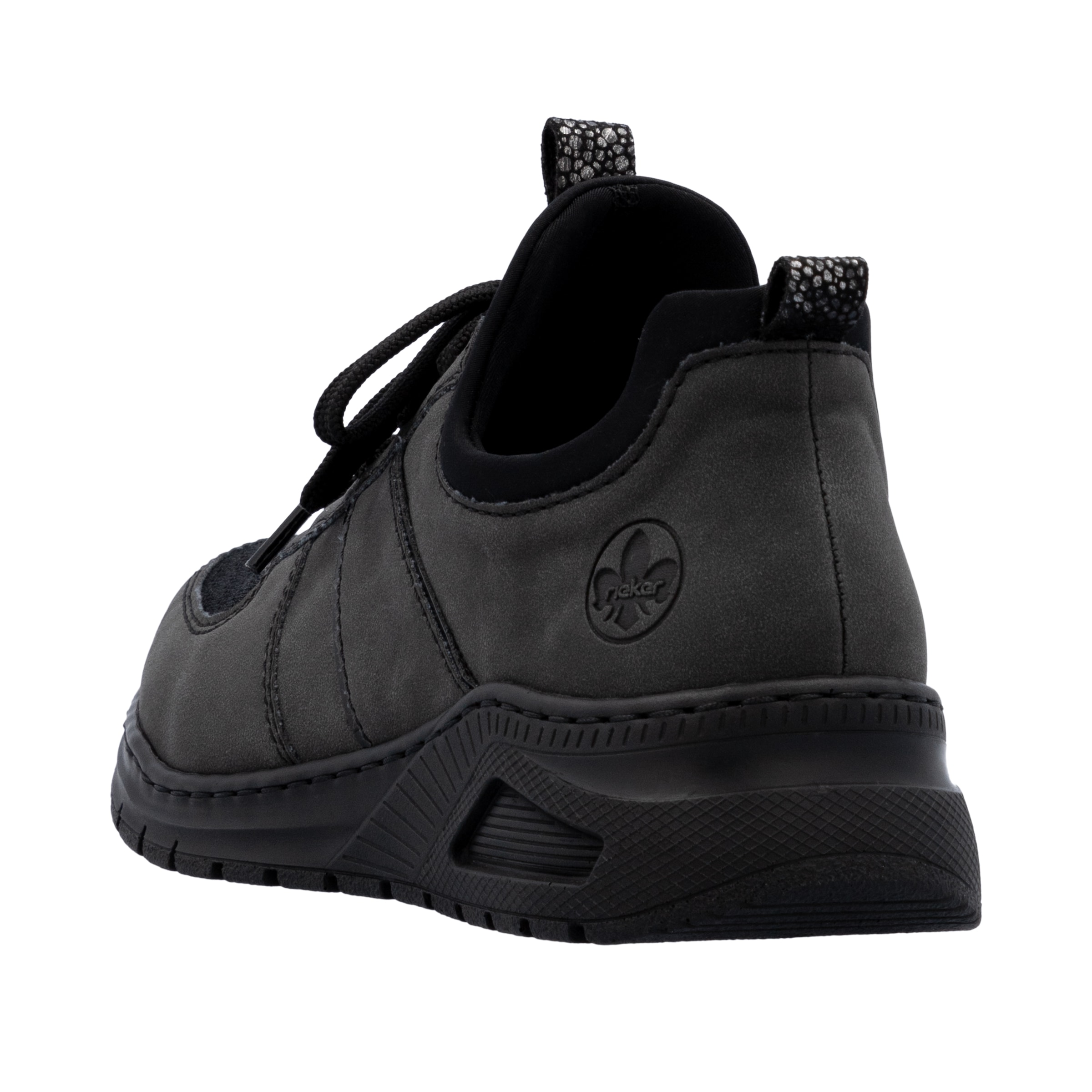 Rieker Slip-On Sneaker, Schlupfschuh, Halbschuh, Freizeitsneaker, weiche MemoSoft-Innensohle