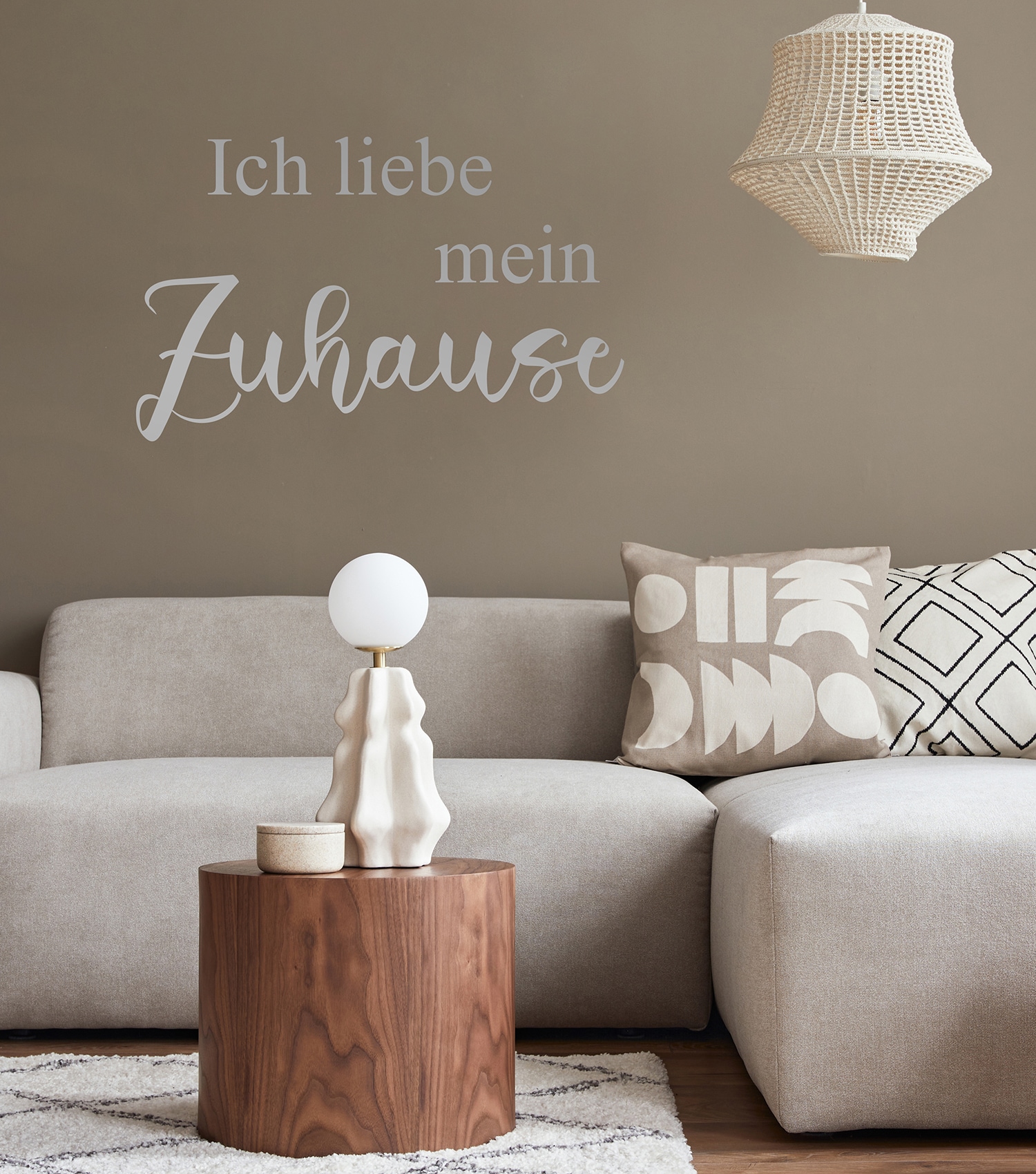 my home Wandtattoo "Ich liebe mein Zuhause", (1 St.), Wandaufkleber, selbst günstig online kaufen