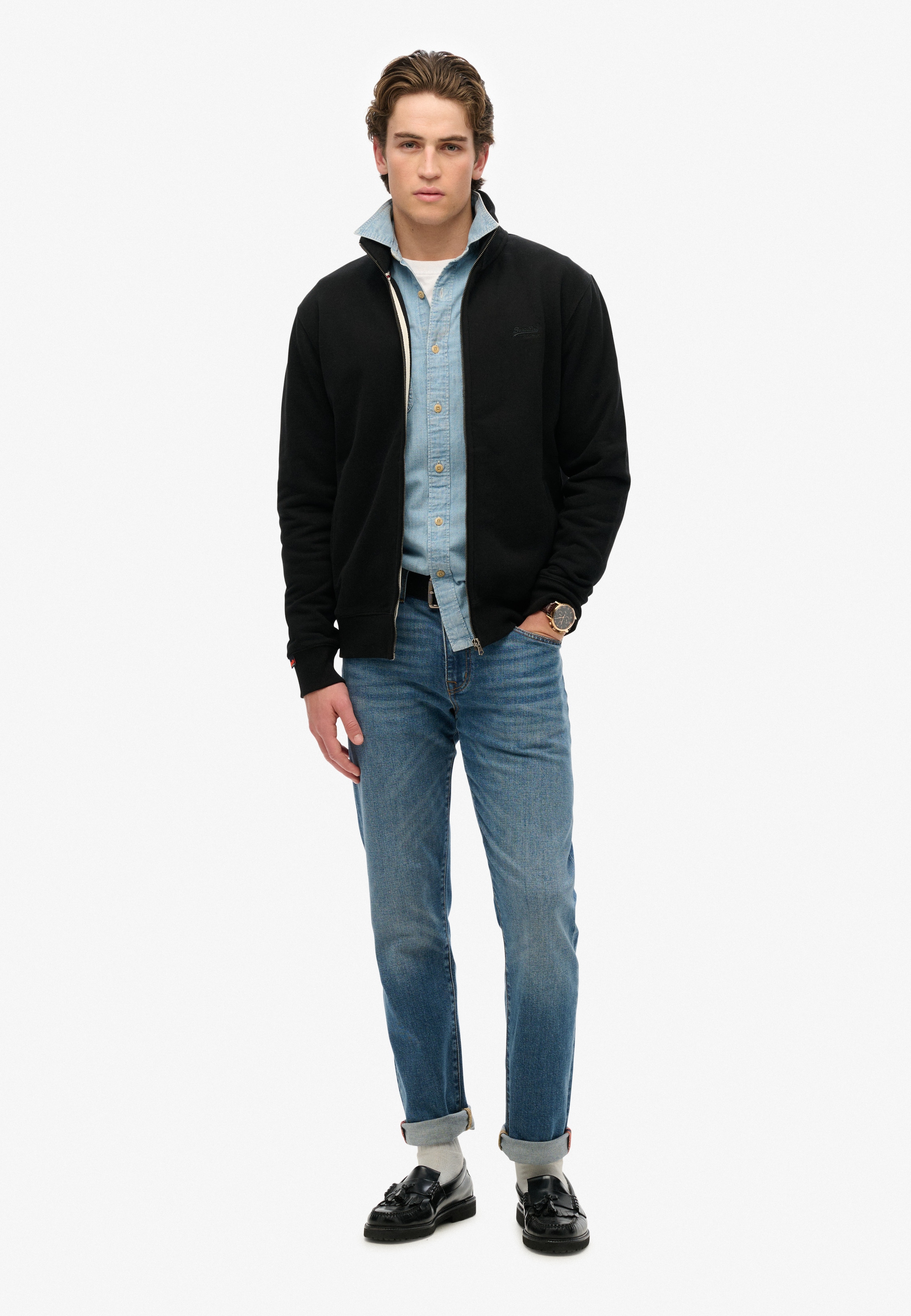 Superdry Sweatshirt »ESSENTIAL LOGO TRACK TOP«