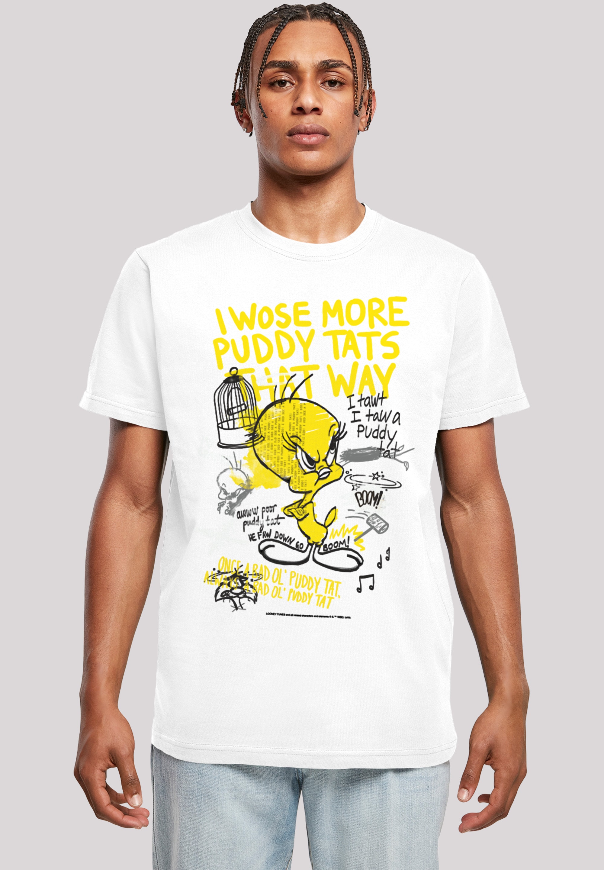 F4NT4STIC T-Shirt "Looney Tunes Tweety Pie More Puddy Tats", Herren,Premium günstig online kaufen