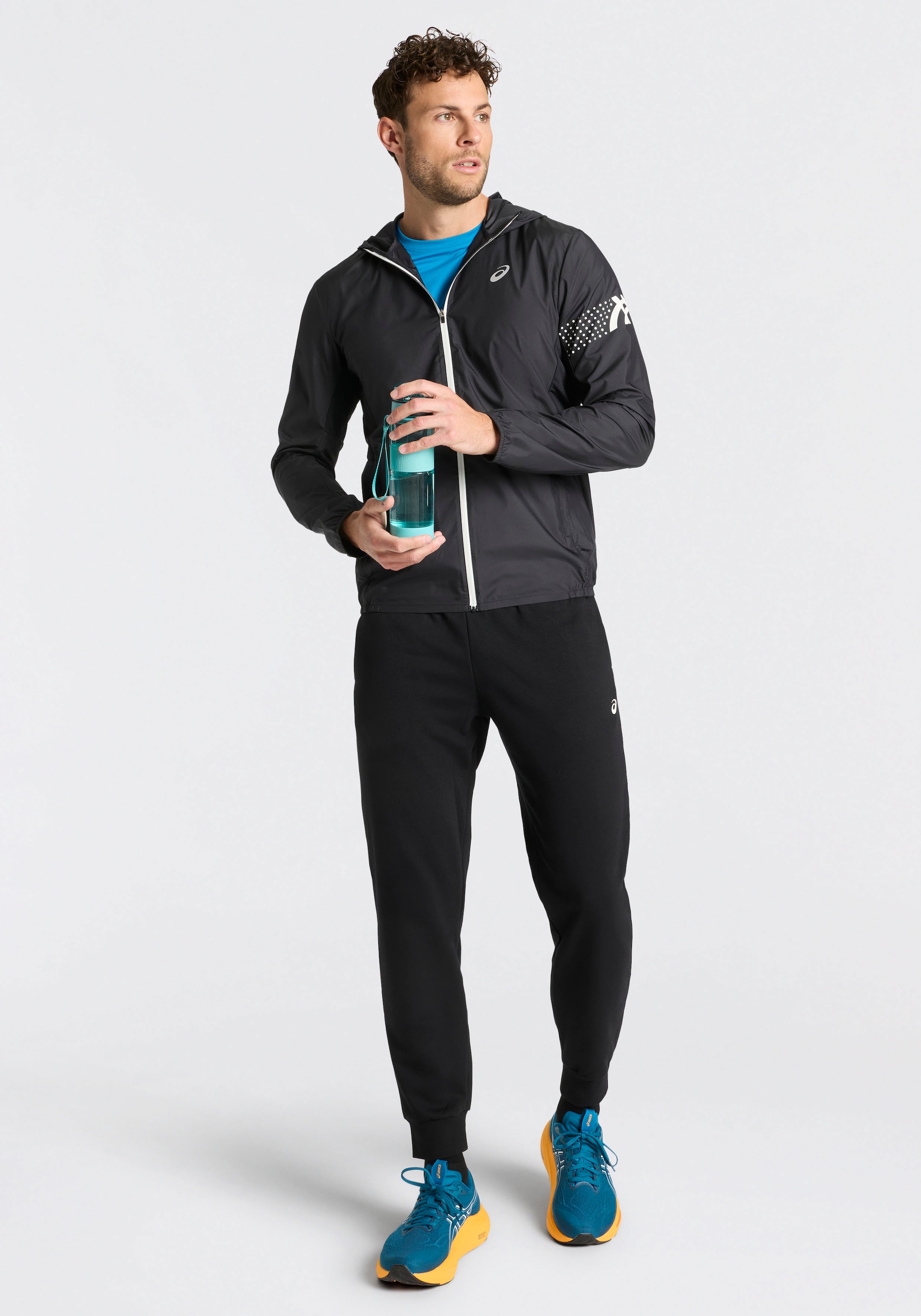 Asics Laufhose »FRENCH TERRY PANT«  sportlicher Stil, für Laufaktivitäten, aus Baumwolle und Polyester