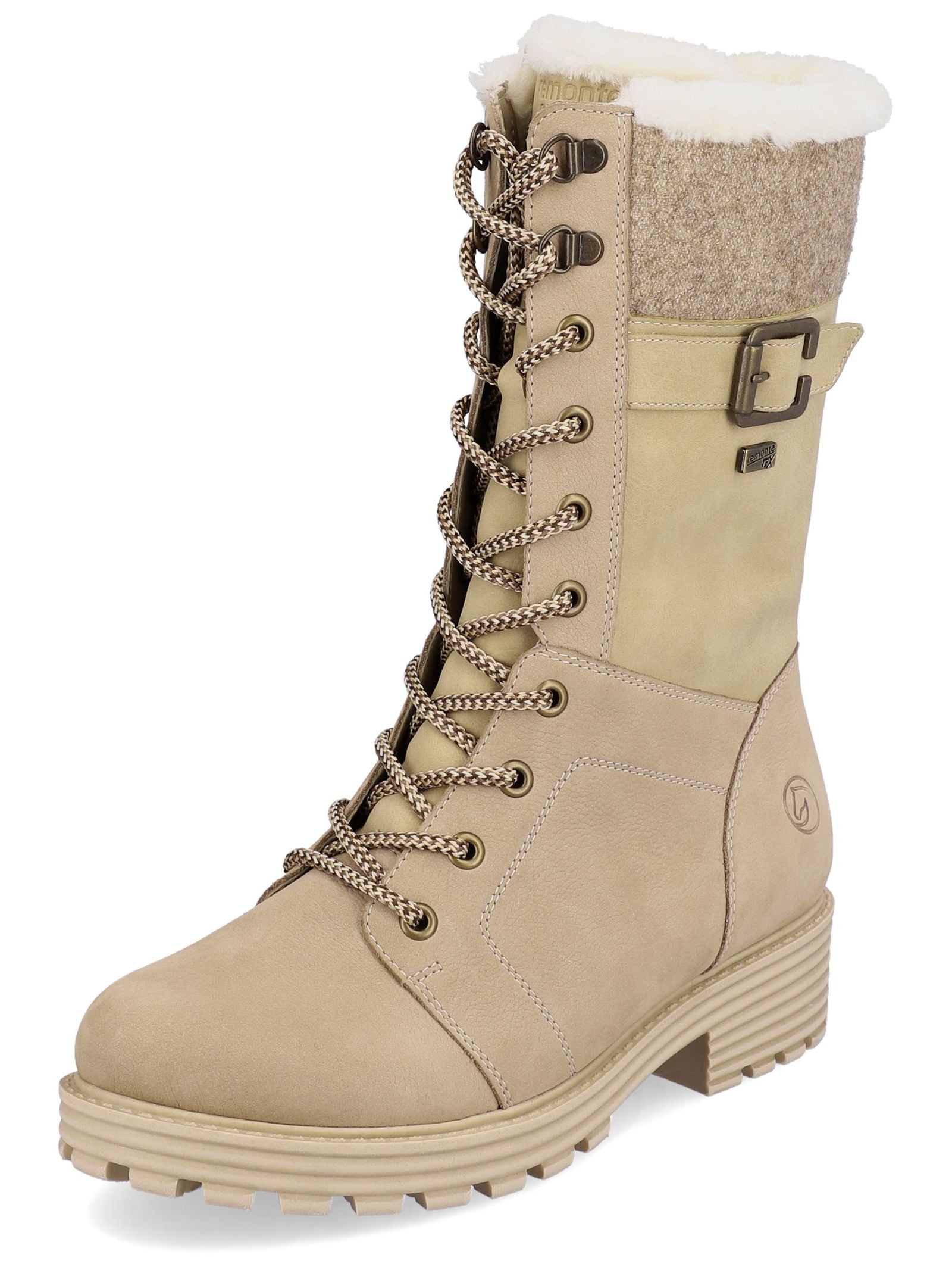Remonte Schnürstiefelette "Remonte Stiefelette Veloursleder" günstig online kaufen