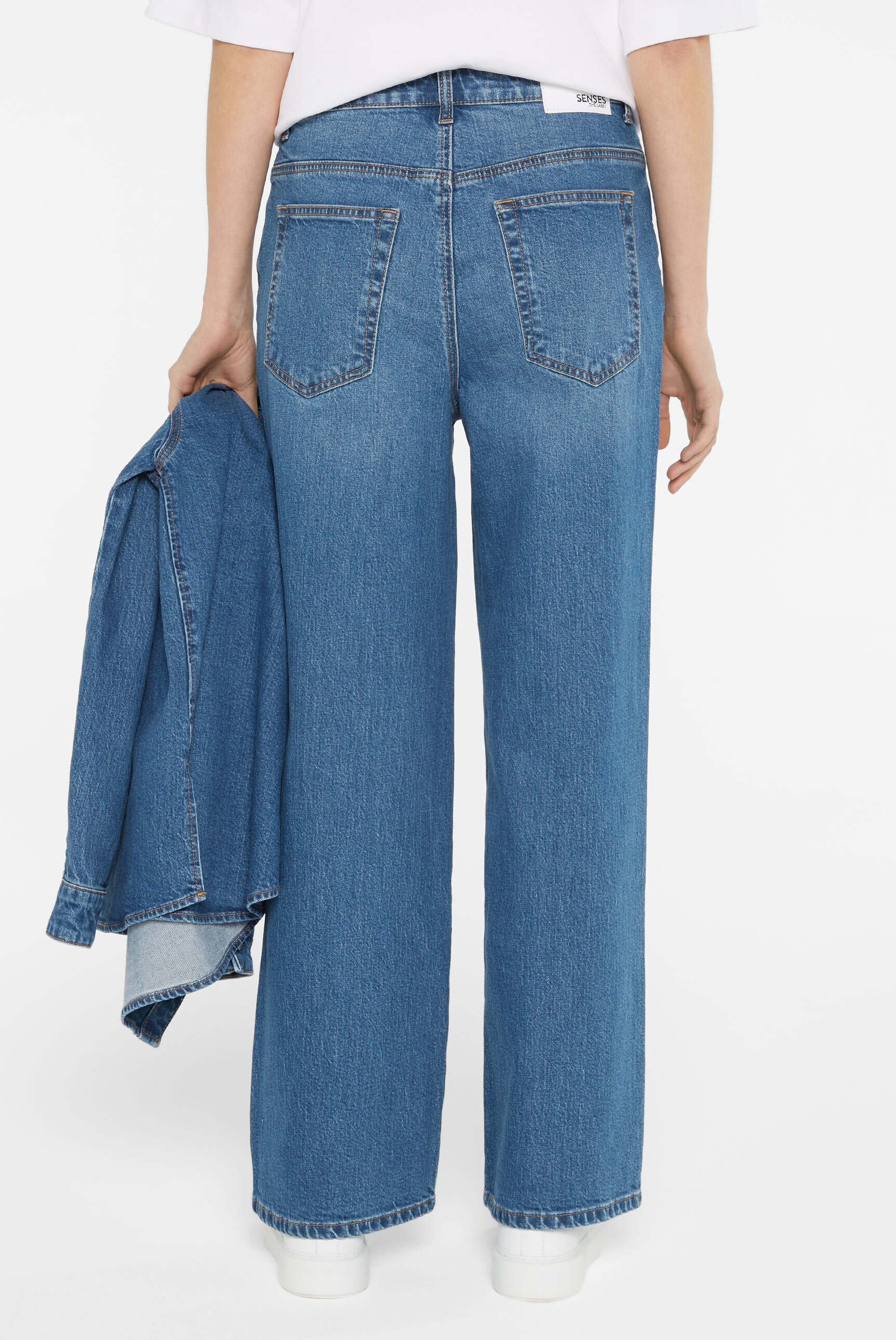 SENSES.THE LABEL Regular-fit-Jeans, mit hoher Leibhöhe