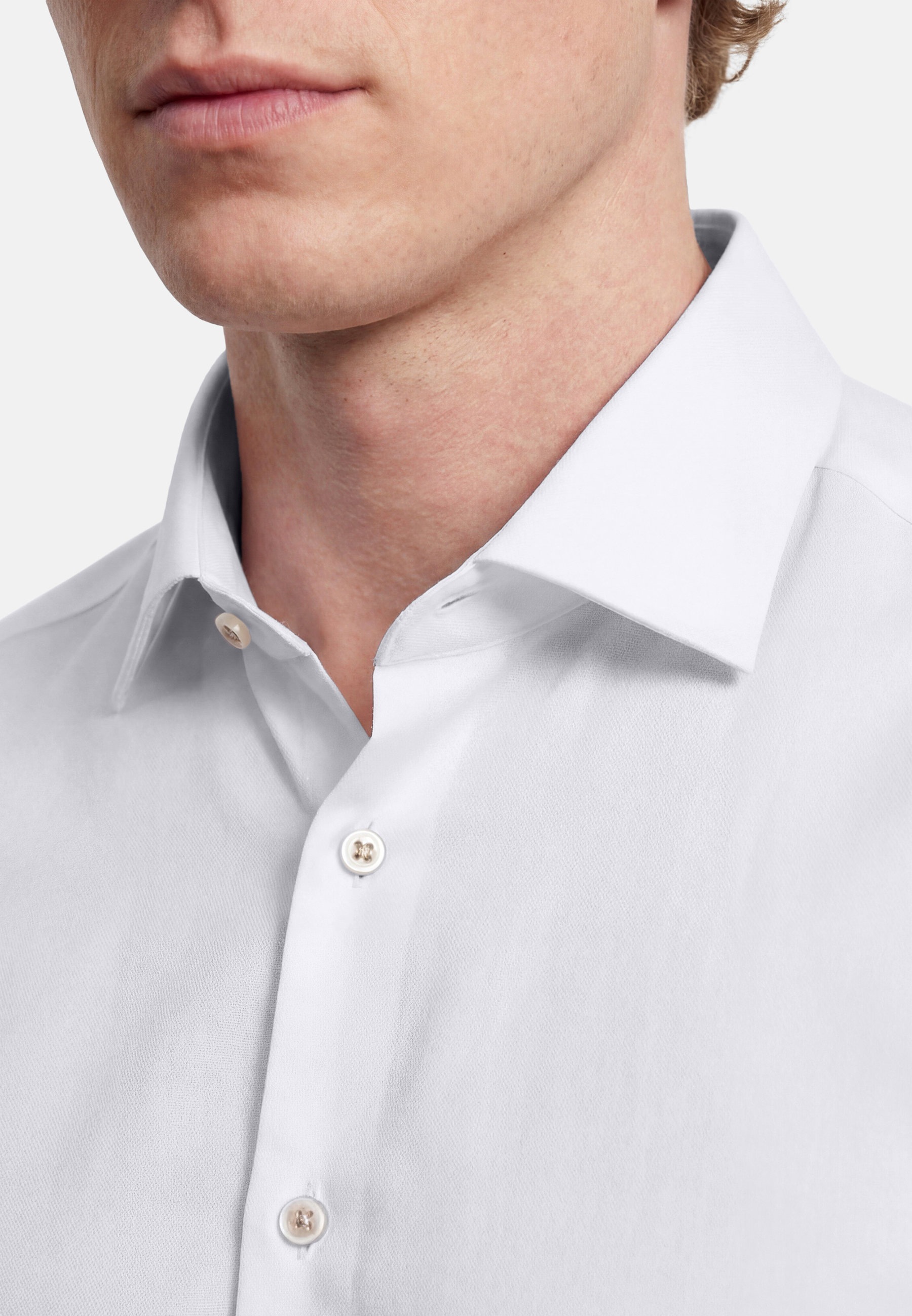 OLYMP Level Five Body Fit Men's Dress Shirt White 39 3