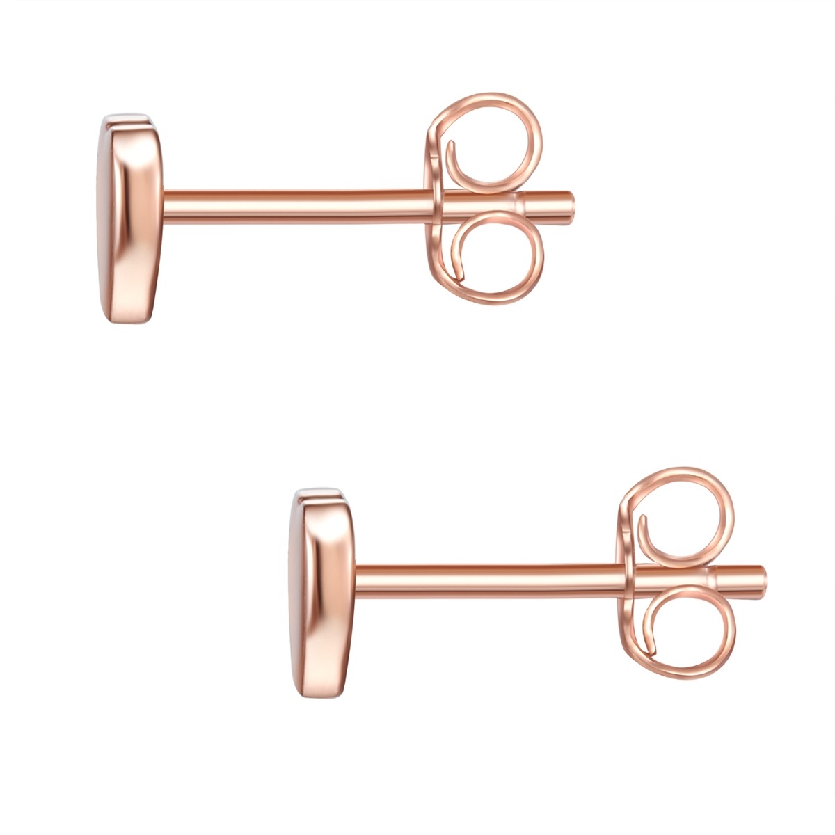 Glanzstücke München A1288 Pair Stud Earrings Rose Gold 3