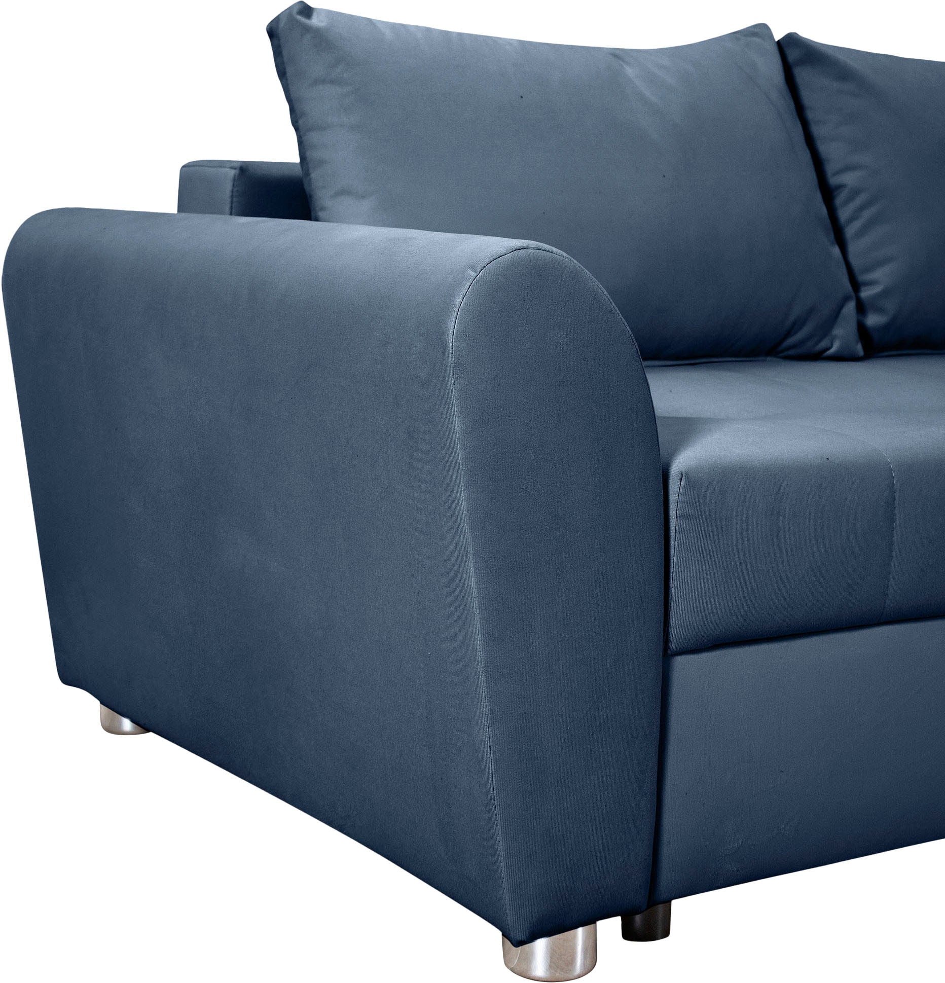 COLLECTION AB Ecksofa, Ecksofa,Bettfunktion,Bettkasten,Bonnelfederkern, Rückenkissen