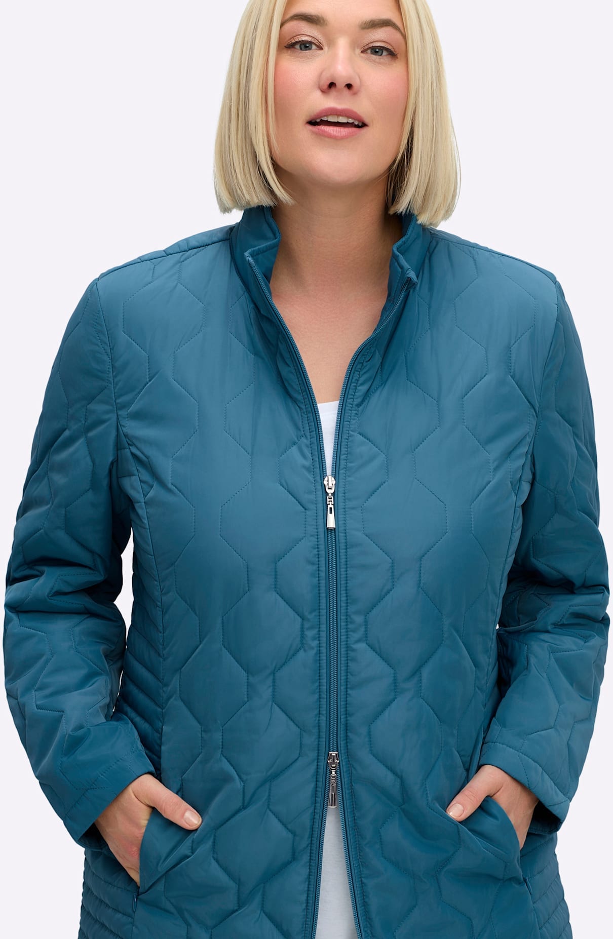 Sheego Steppjacke, ohne Kapuze