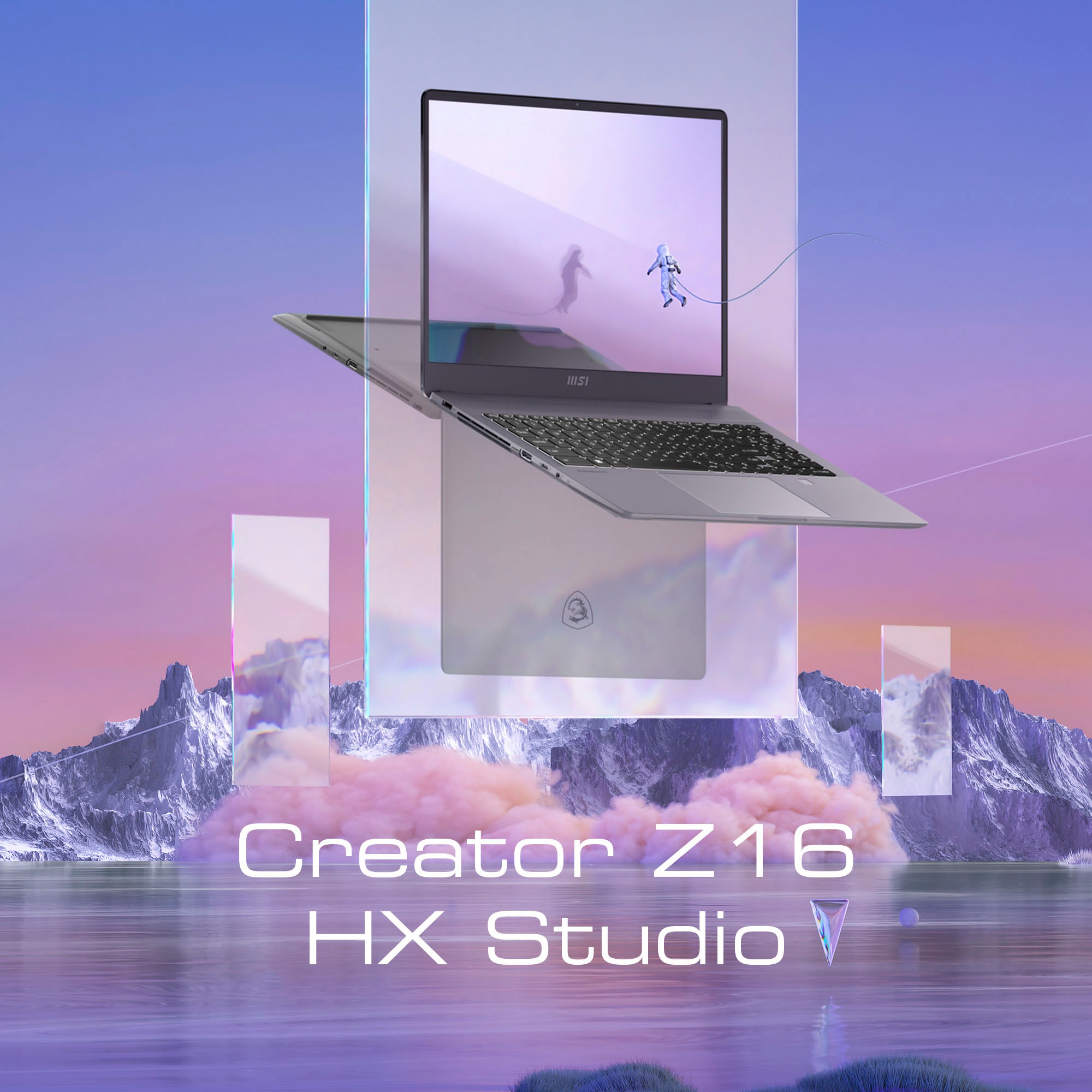MSI Gaming-Notebook »Creator Z16 HX Studio B13VFTO-053«, 40,6 cm, / 16 Zoll, Intel, Core i7, GeForce RTX 4060, 2000 GB SSD