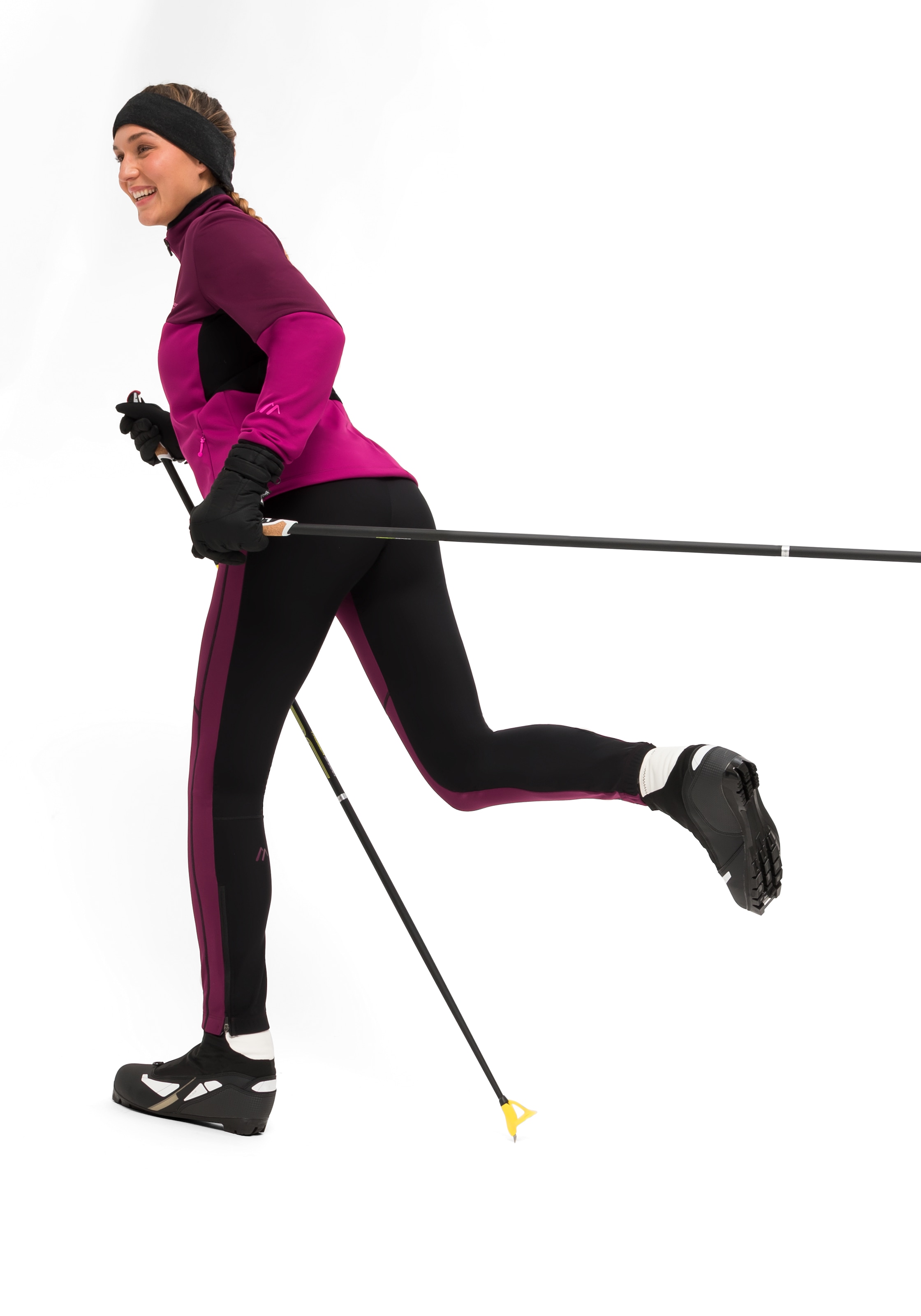 Maier Sports Skihose »TelfsTight 2.0W«, Damen Langlaufhose, 4-Wege-Stretch,  Skitourenhose, Vorderseite aus Softshell auf Rechnung kaufen | BAUR