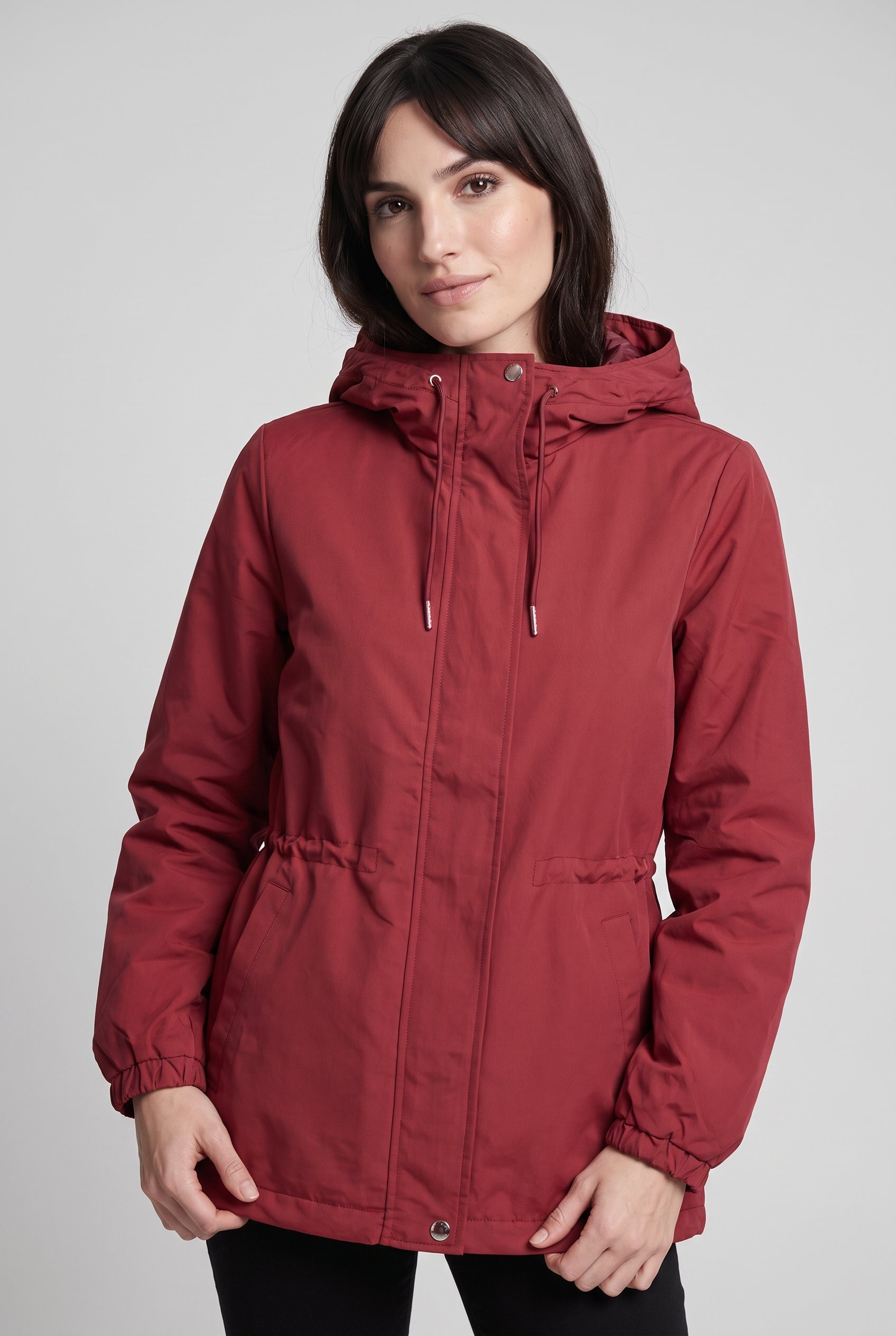 ONLY Parka »ONLASTA LIFE STRING PARKA OTW« mit Kapuze Kunstfaser