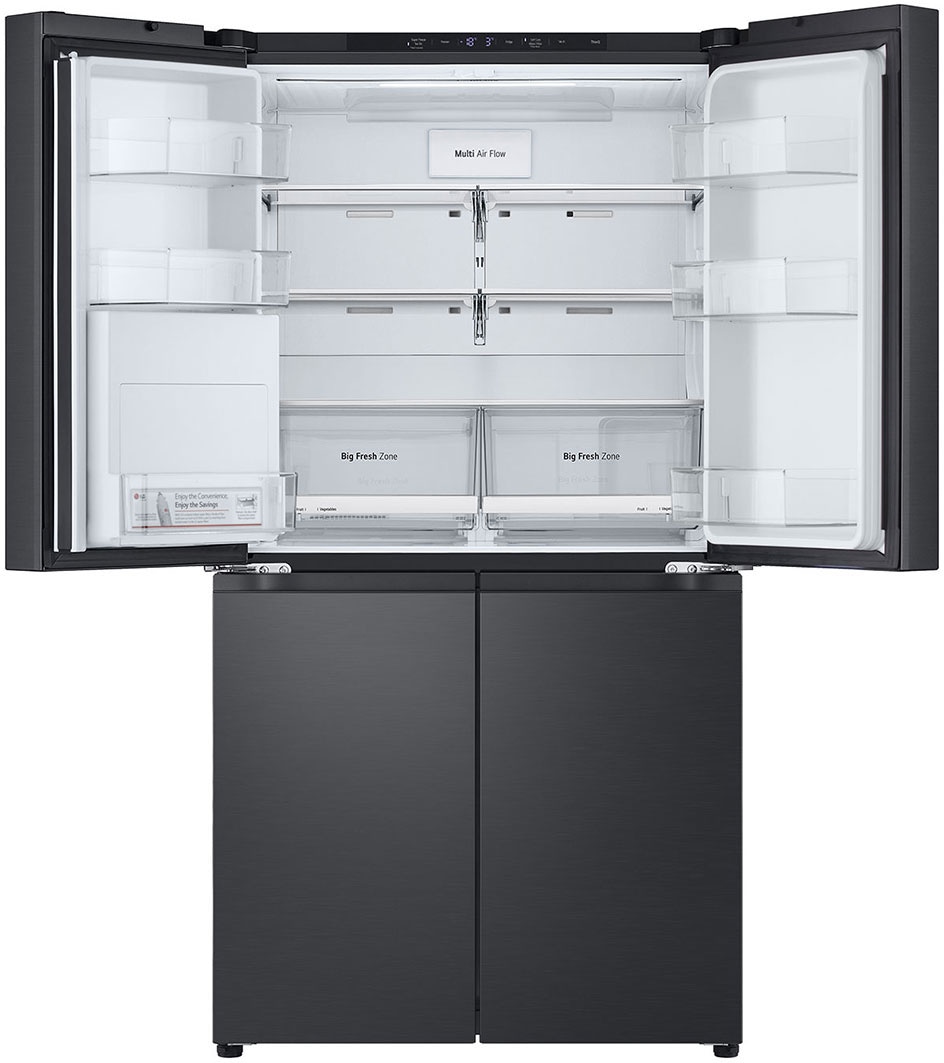 LG Multi Door »GMF960EV2E« 179,2 cm hoch 91,4 cm breit No Frost, Wasserspender mit Smart Fill, großer Nutzinhalt von 646 L