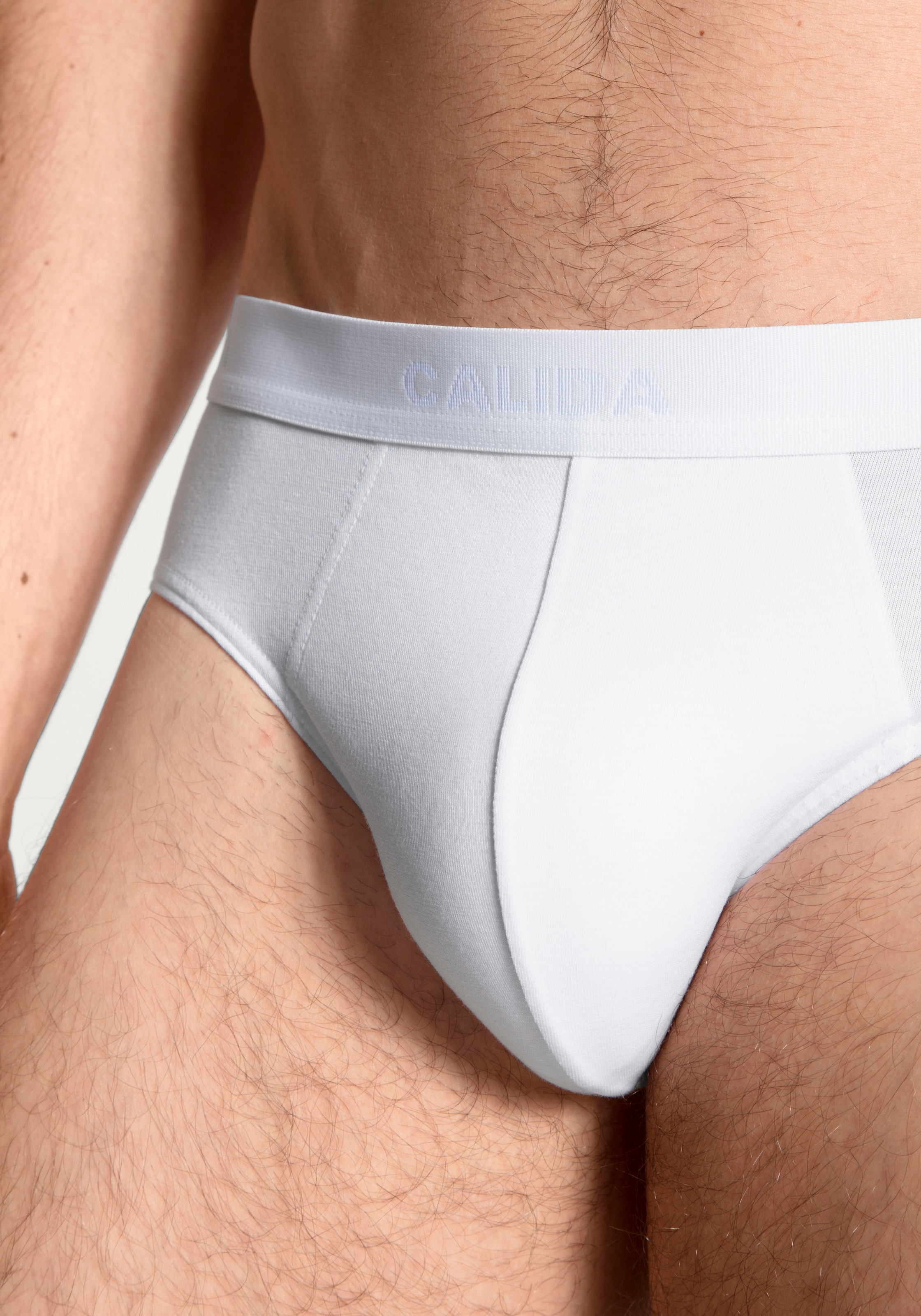 CALIDA Slip »Natural Benefit«, (3er Pack), mit formstabiler Single Jersey-Qualität
