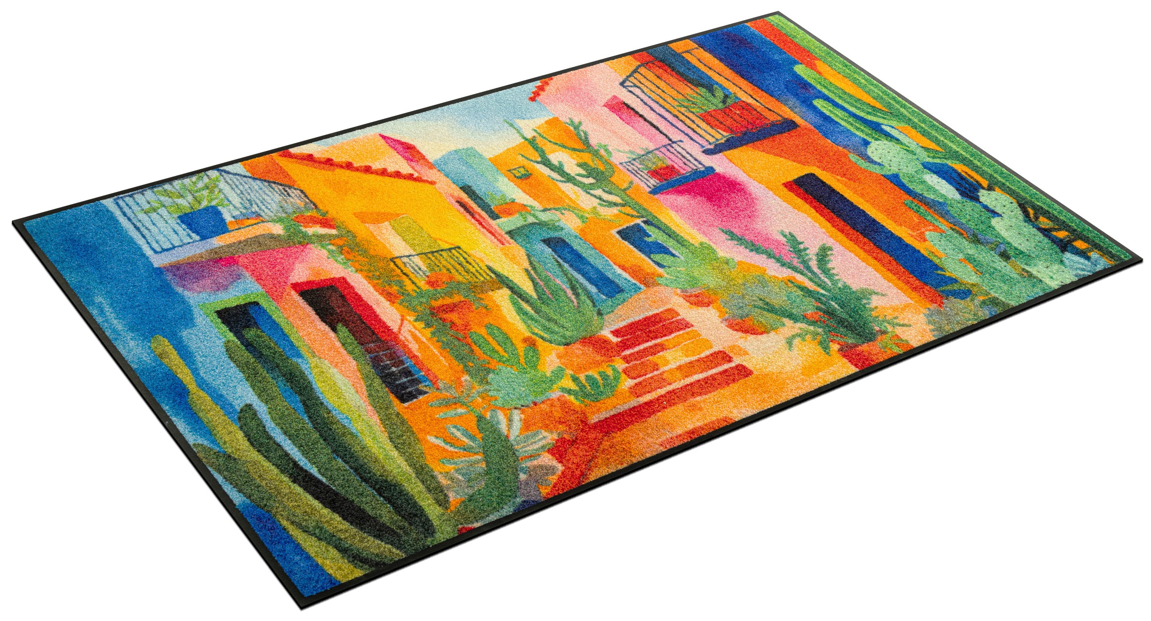 wash+dry by Kleen-Tex Läufer »Casas de Colores« rechteckig 7 mm Höhe