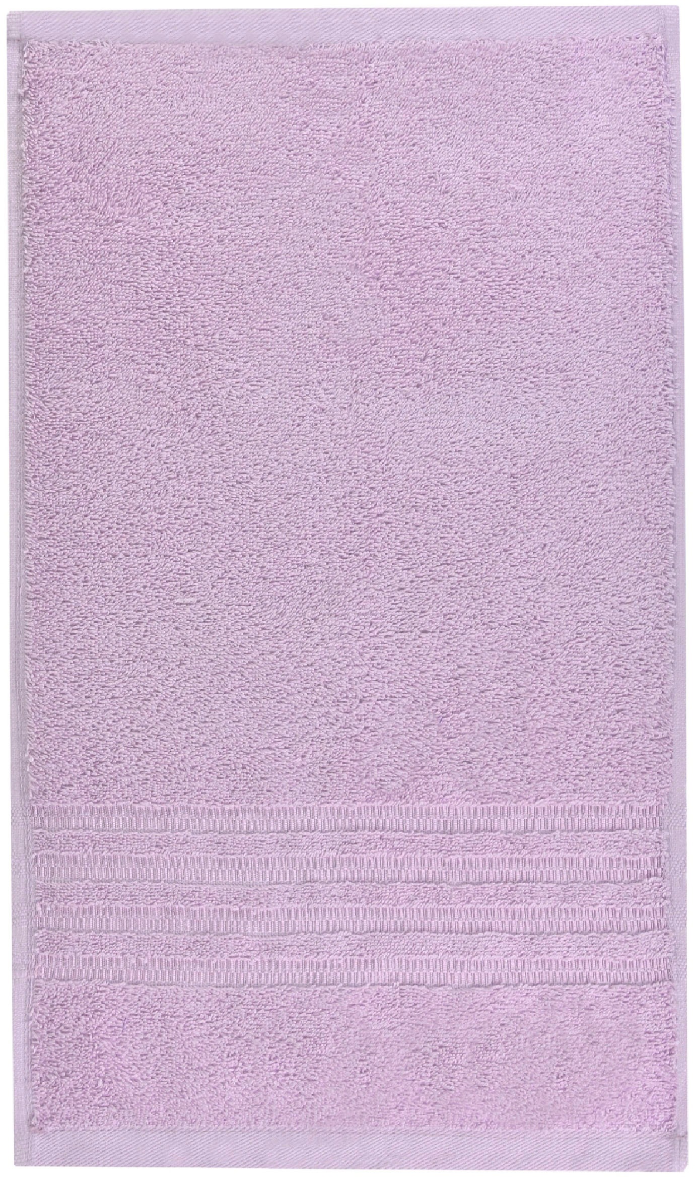 Schiesser Gästehandtücher »Milano aus 100% Baumwolle mit eleganter Bordüre in Hoch-Tief-Optik«, (Set, 5 St., 5er Set Gästehandtücher 30 x 50 cm), Made in Green