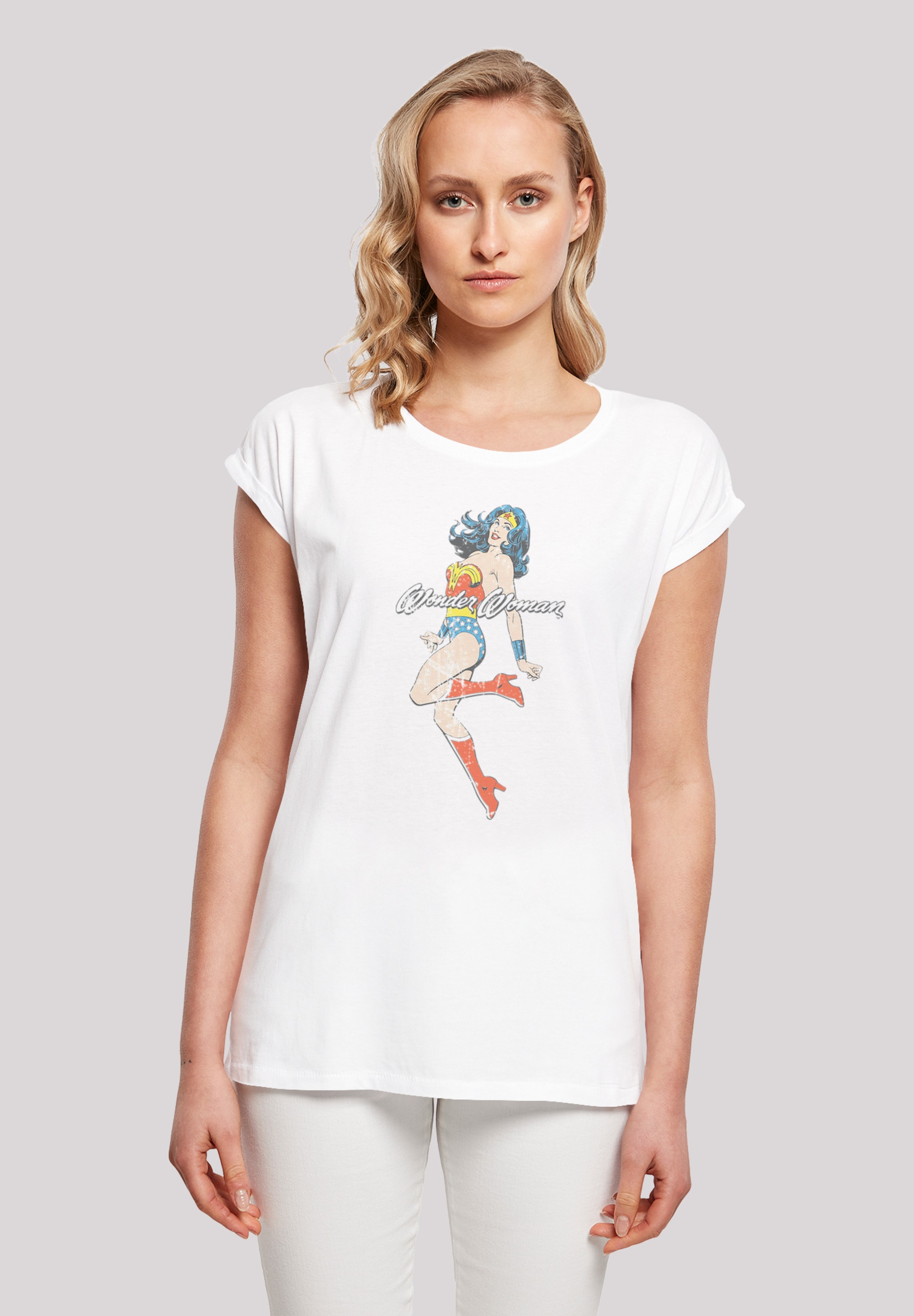 F4NT4STIC T-Shirt "DC Comics Wonder Womand Classic Jump", Print