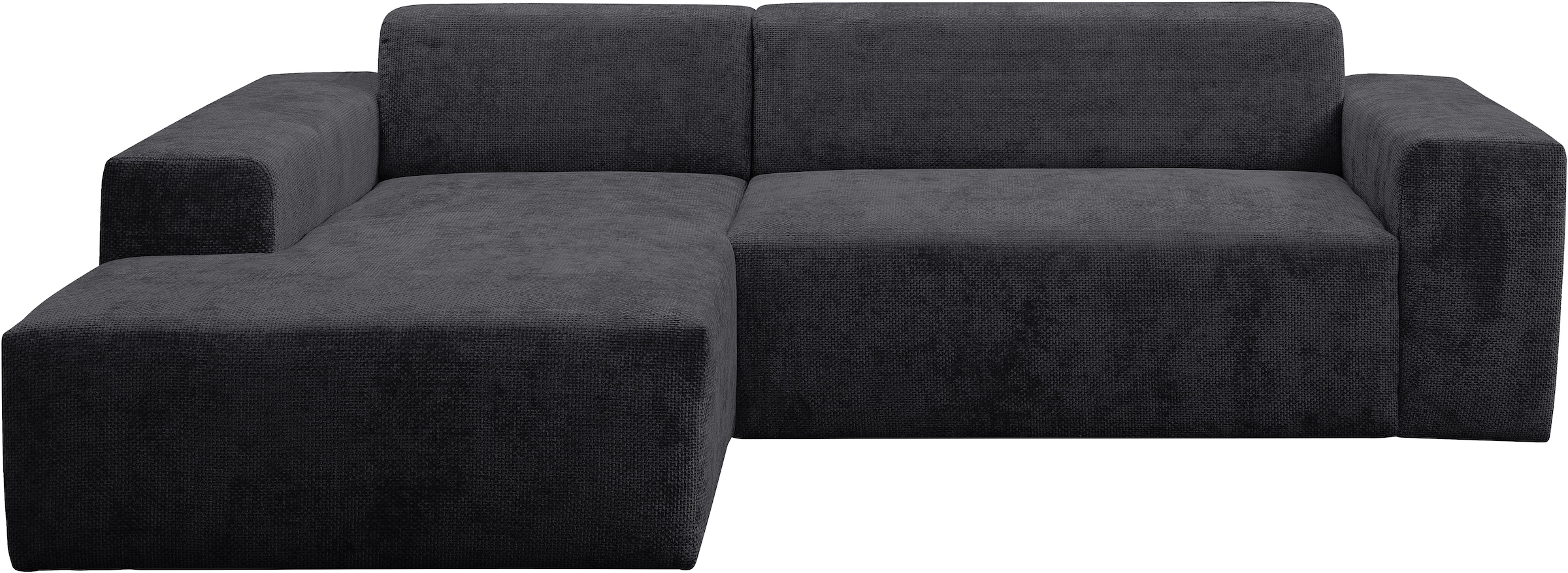 WERK2 Ecksofa »Zeus-L modern und zeitlos, Breite 253cm, bequemes Sofa«, Curvy Trend Ecksofa mit urbaner Optik
