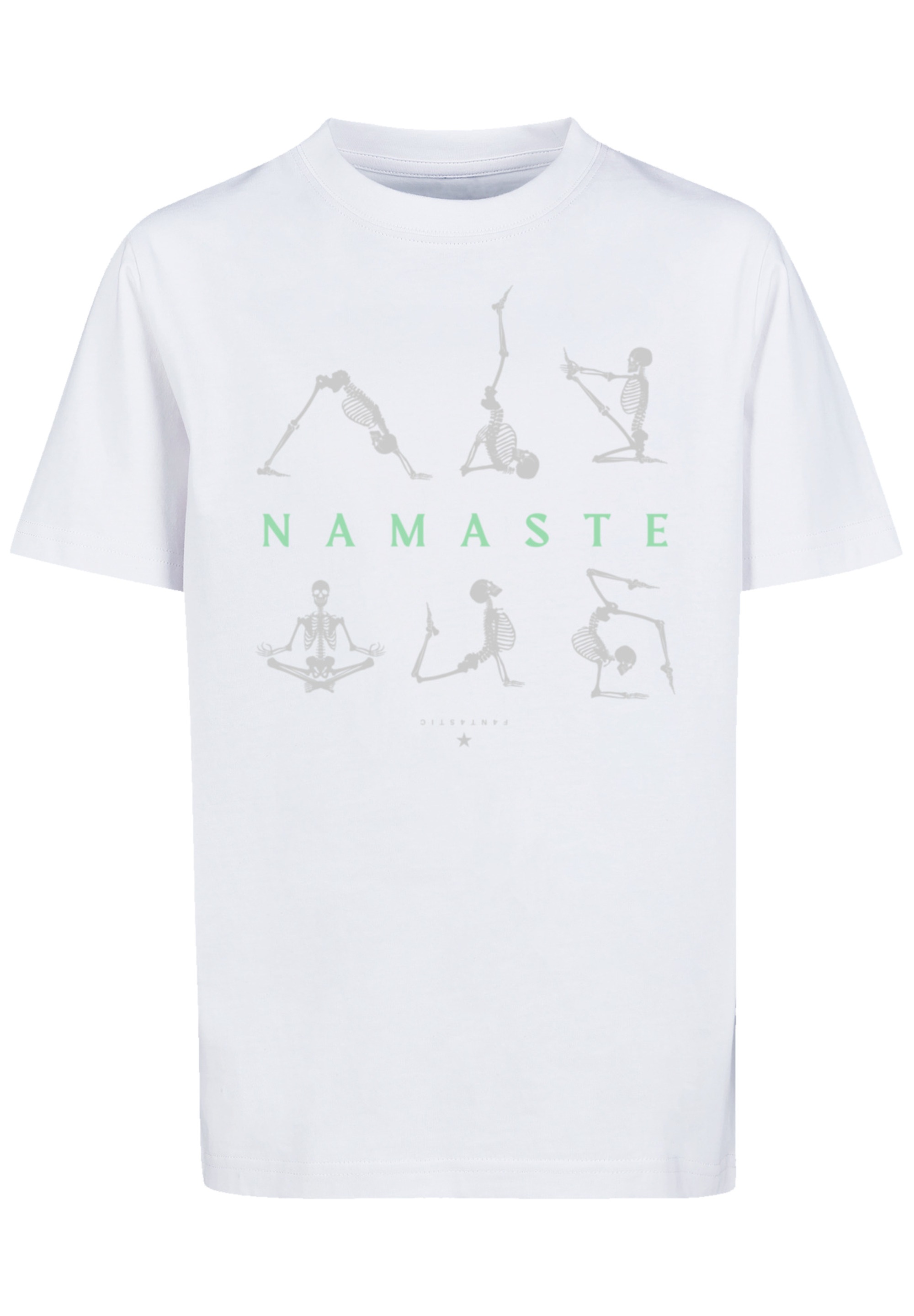 F4NT4STIC T-Shirt »Namaste Yoga | Halloween«, BAUR Print bestellen Skelett